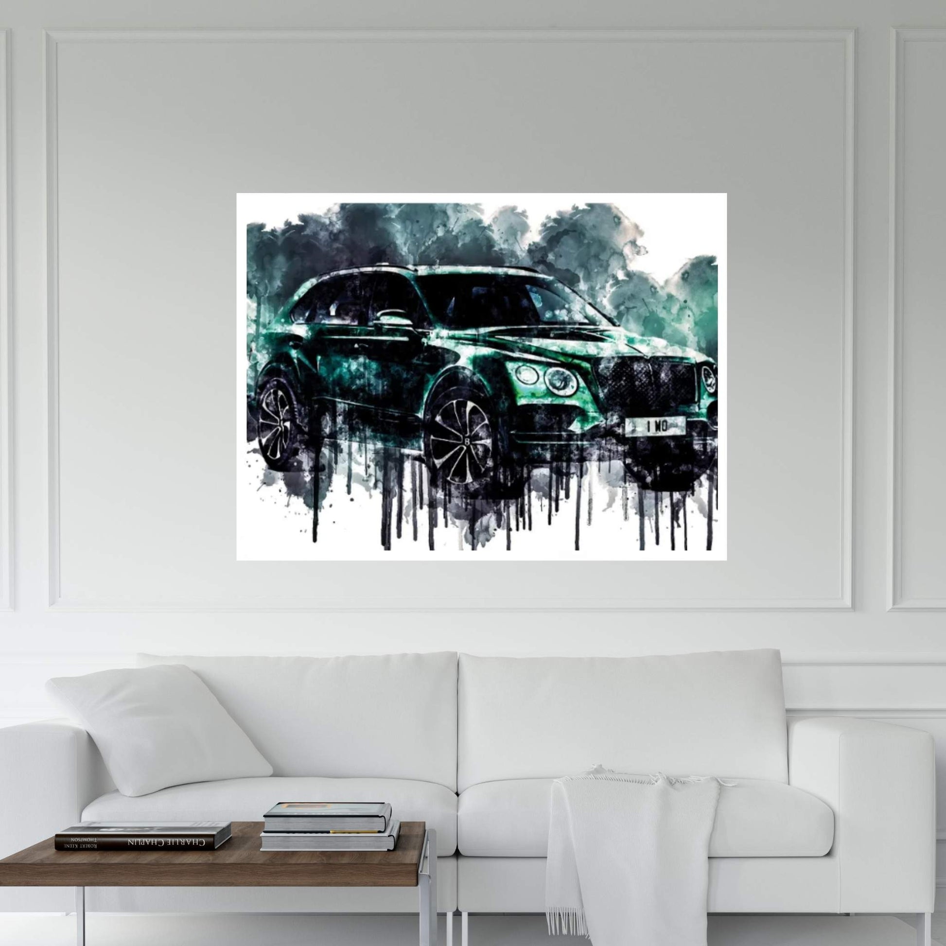 2018 Bentley Bentayga Inspired Canvas Wall Art - Y Canvas