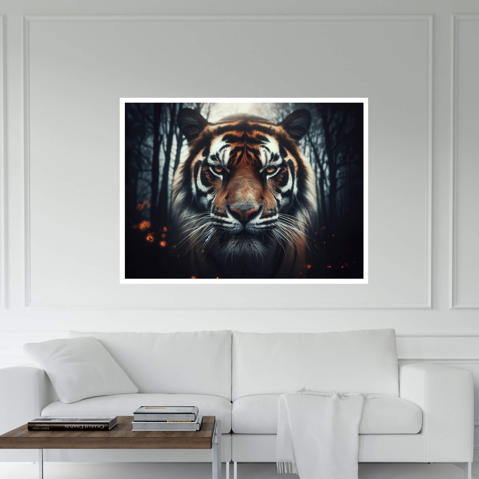 Tiger Canvas Print Art,Animal Wall Art, Canvas Wall Art - Y Canvas