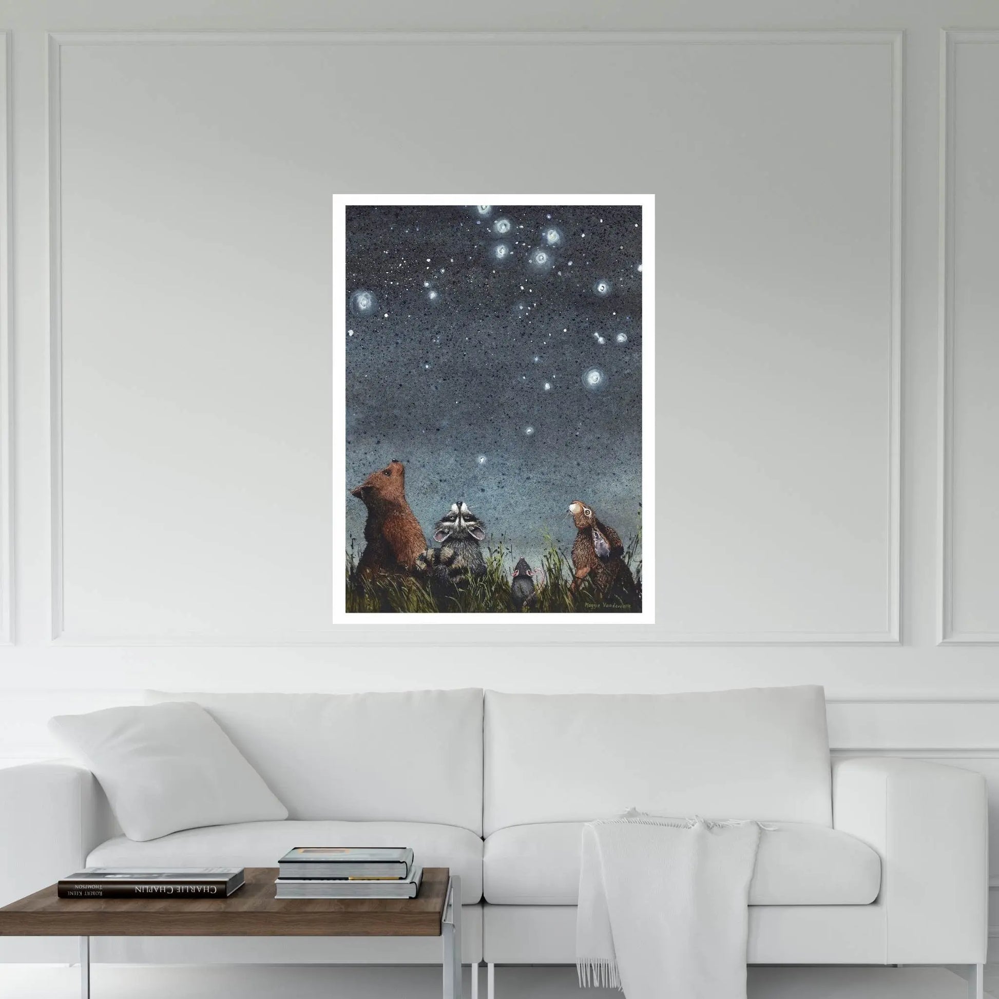 Constellations Canvas Wall Art - Y Canvas