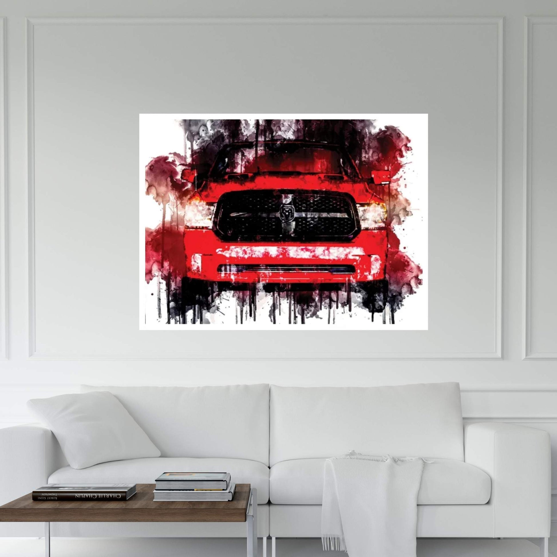 2017 Ram 1500 Night Canvas Wall Art - Y Canvas