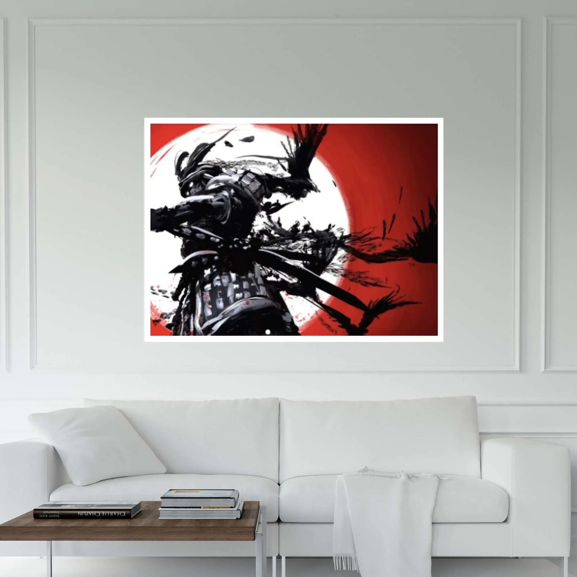 Samurai Warrior Print on Canvas - Y Canvas