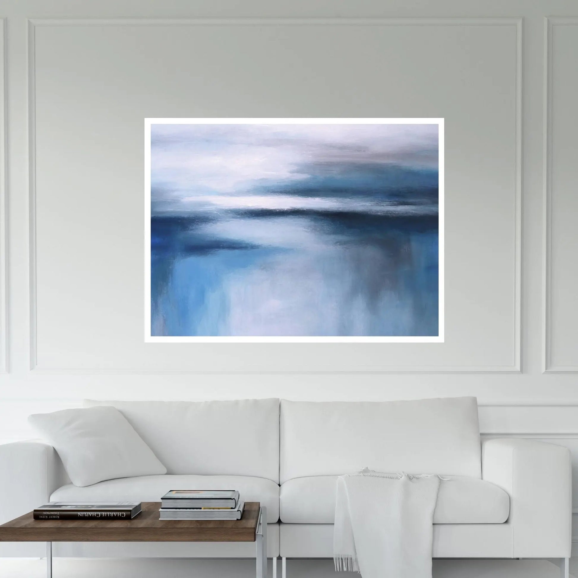 Abstract Seascape XXIV Canvas Wall Art - Y Canvas