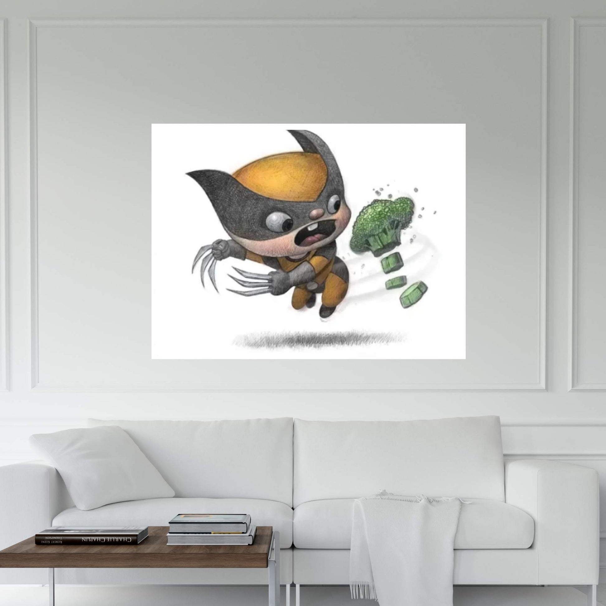 Baby Wolverine Canvas Wall Art - Y Canvas