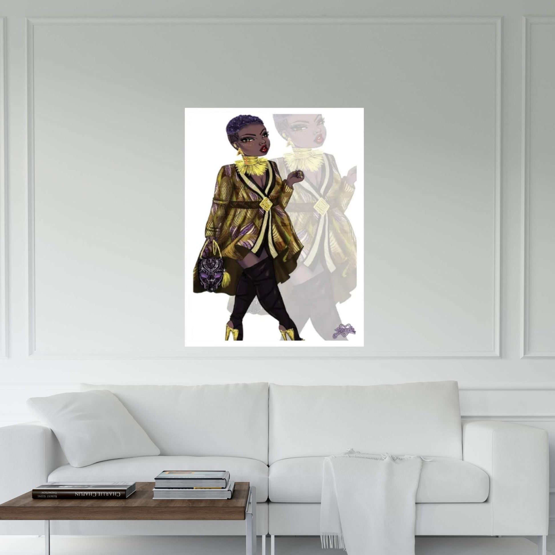 Wakanda Fashion III Canvas Wall Art - Y Canvas