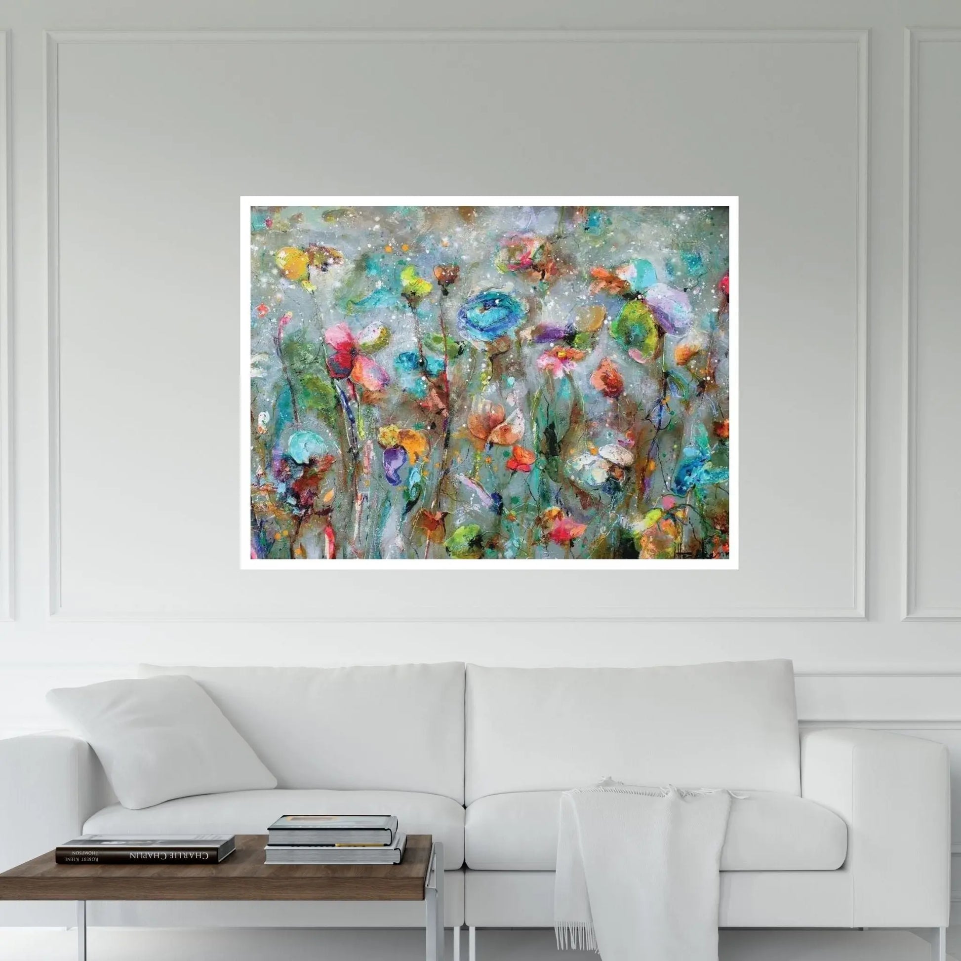 Flowers By Daw Canvas Wall Art - Y Canvas