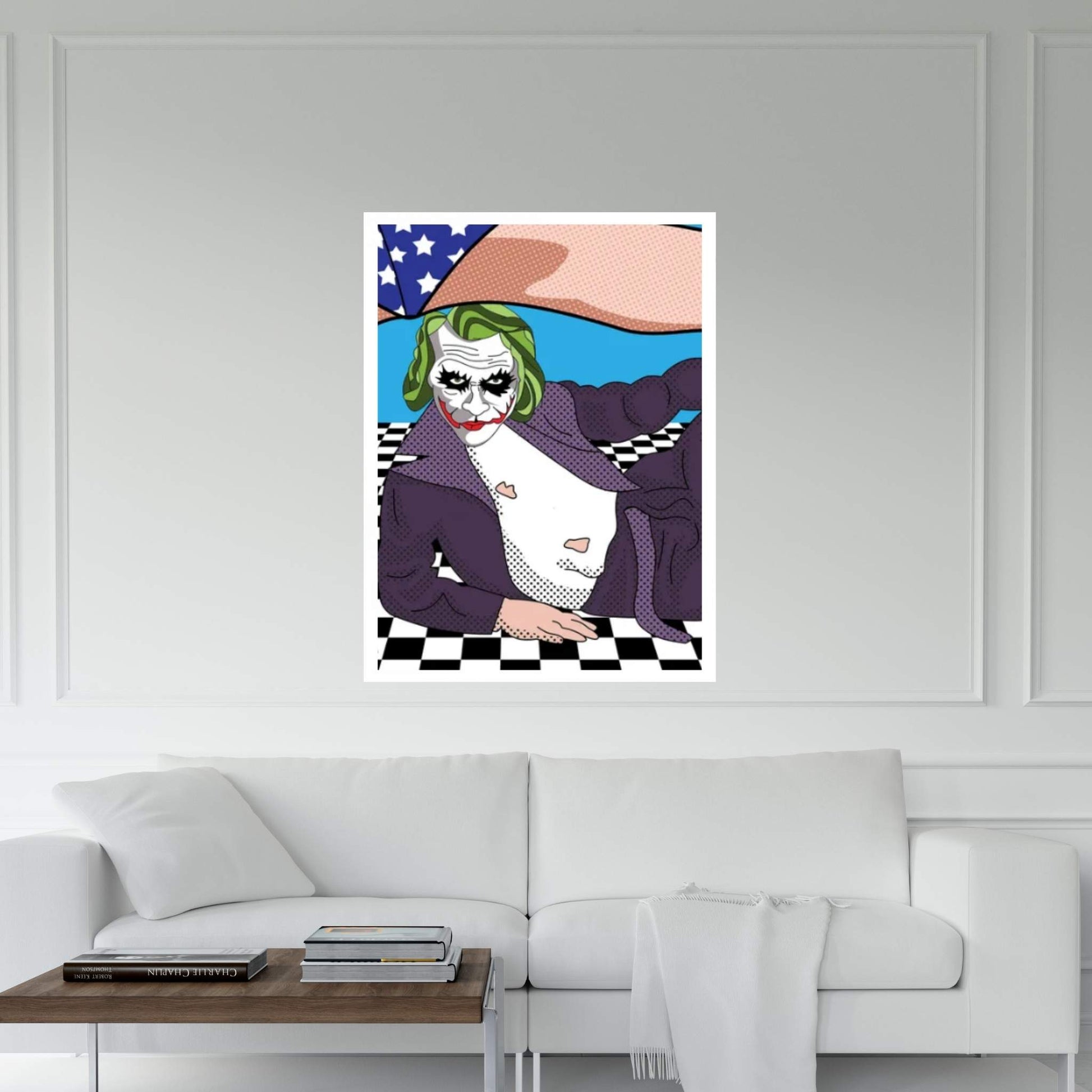 Joker Bod Canvas Wall Art - Y Canvas