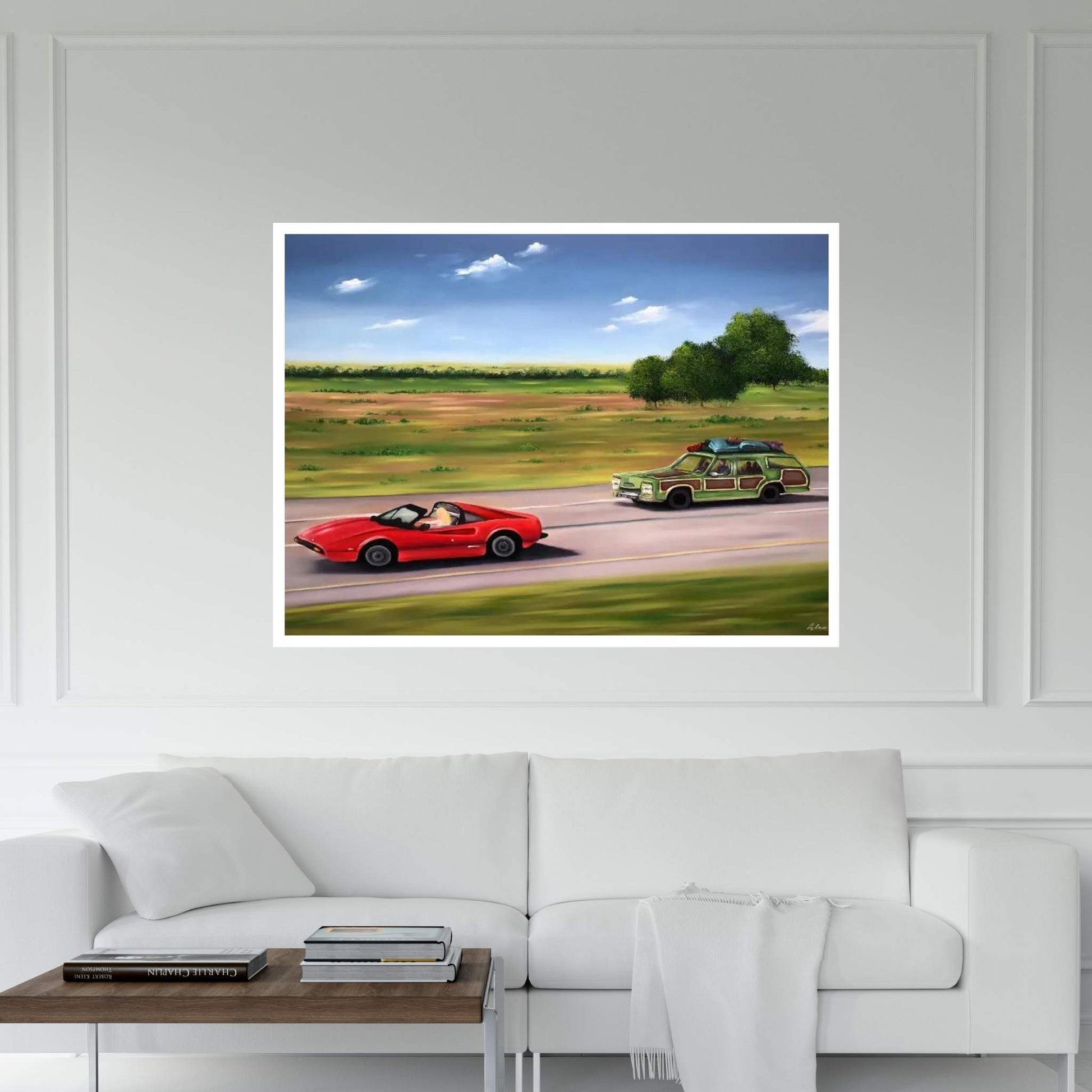 Holiday Road Canvas Wall Art - Y Canvas