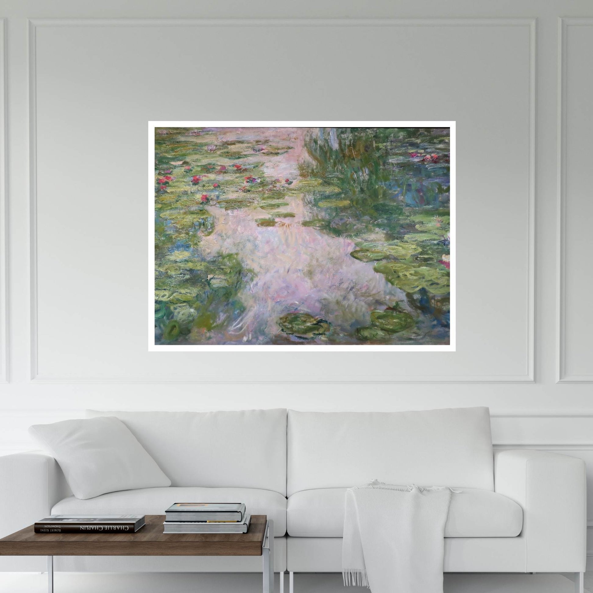 Water Lilies Canvas Wall Art - Y Canvas