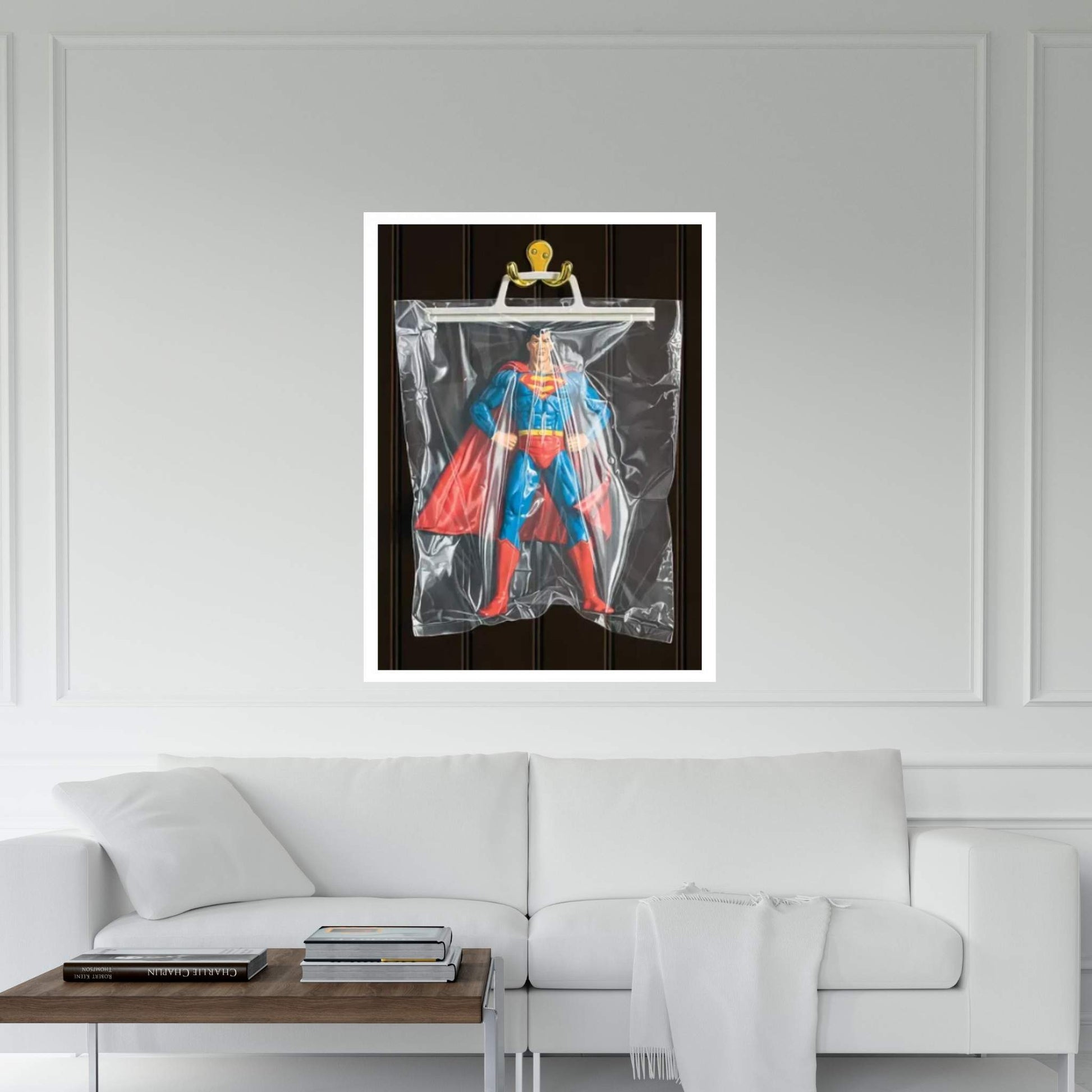 Clark Kent (Dark Background) Canvas Wall Art - Y Canvas