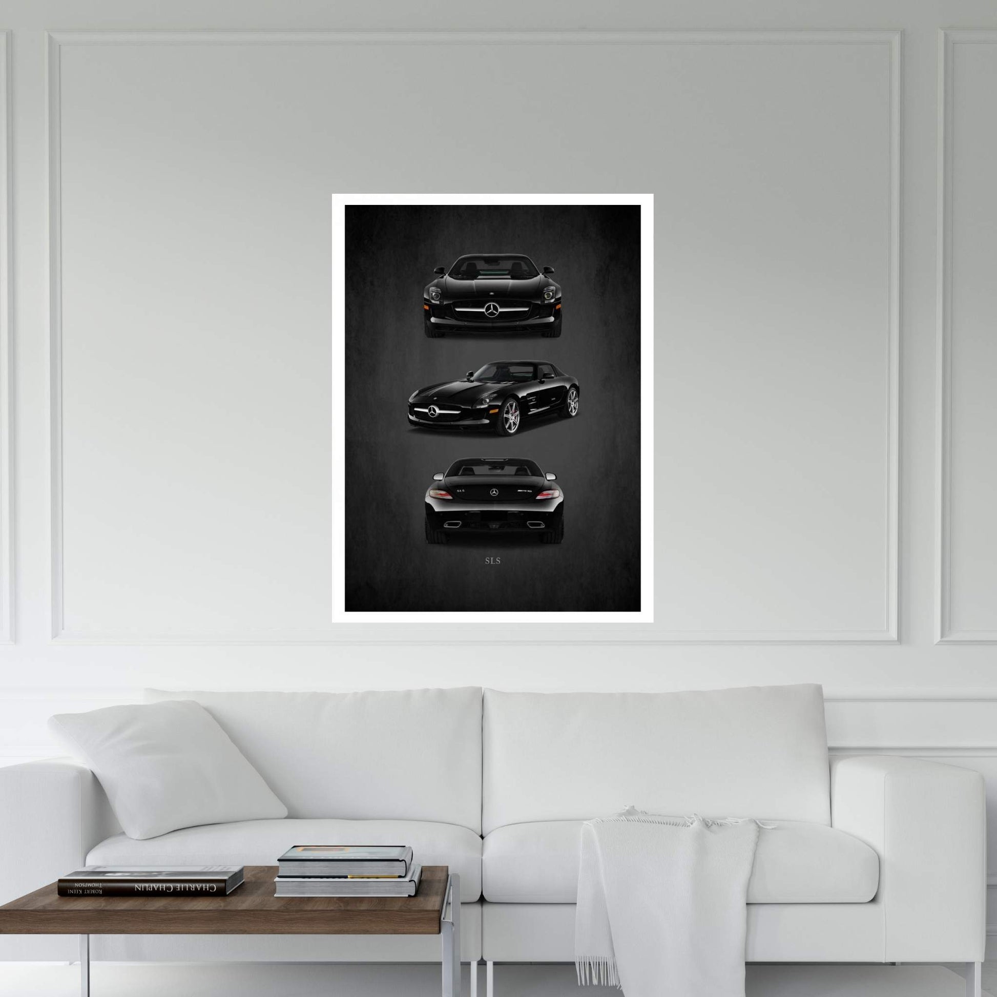 Merc Benz SLS AMG Canvas Wall Art - Y Canvas