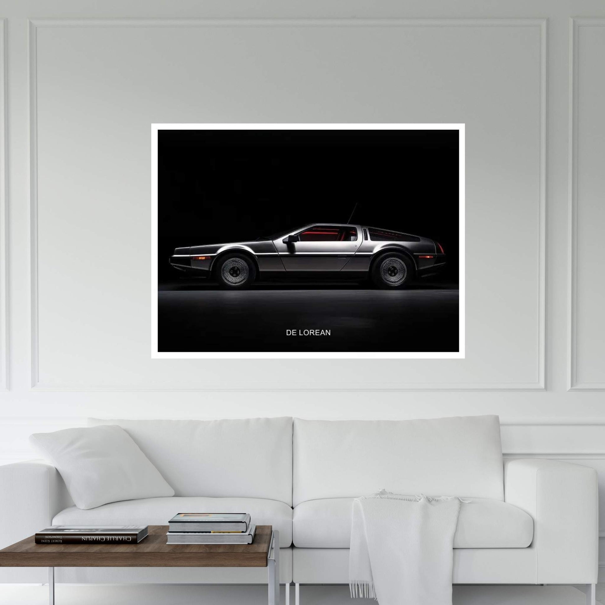 DeLorean Canvas Wall Art - Y Canvas