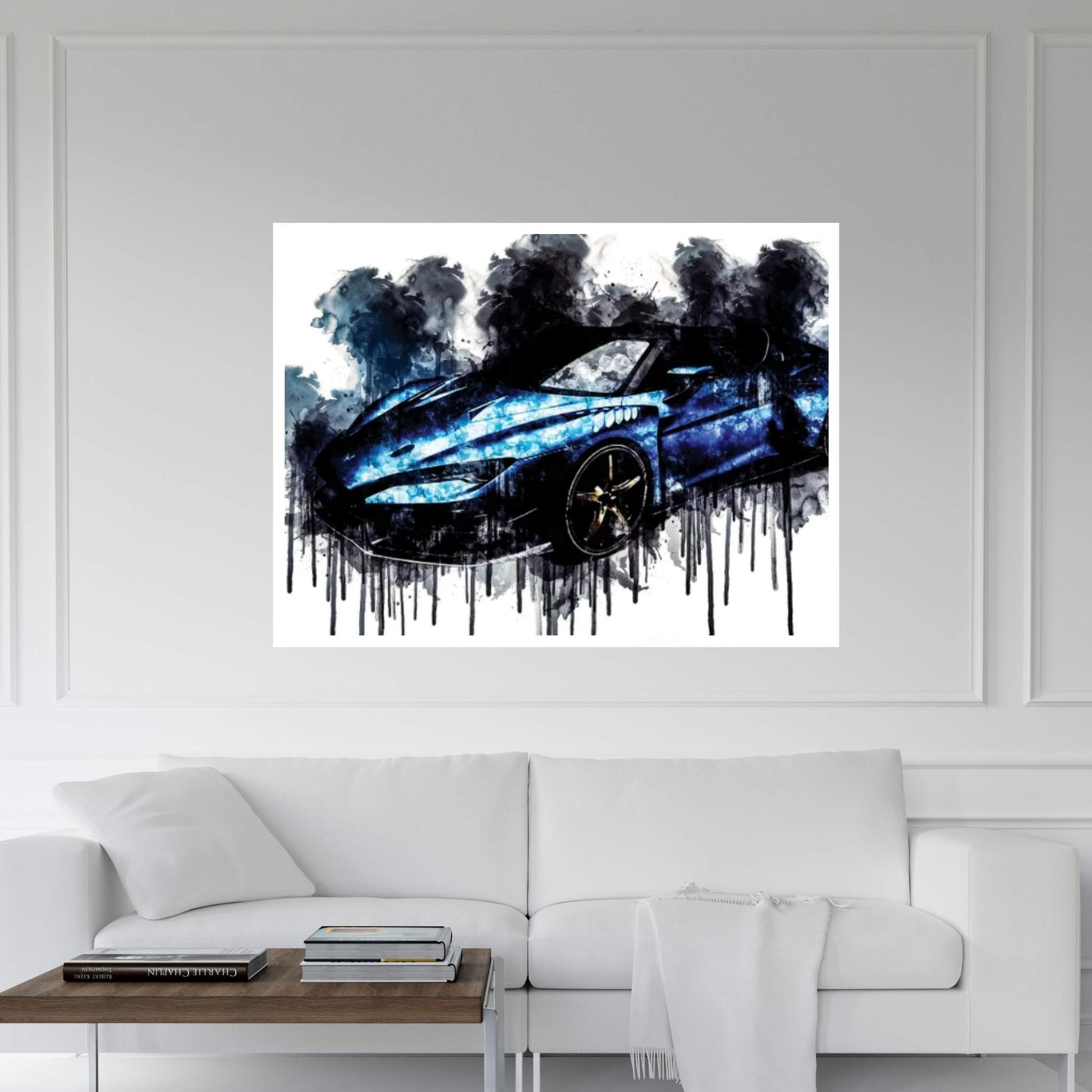 Car 2018 Italdesign Zerouno Duerta Canvas Wall Art - Y Canvas