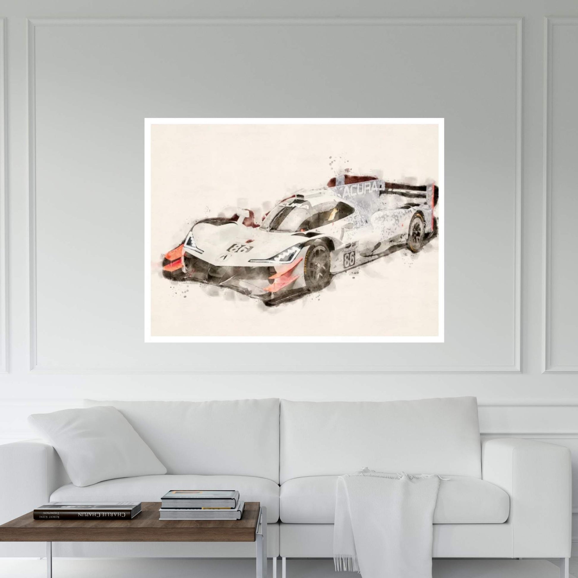 Acura Formula 1 Tuning Canvas Wall Art - Y Canvas