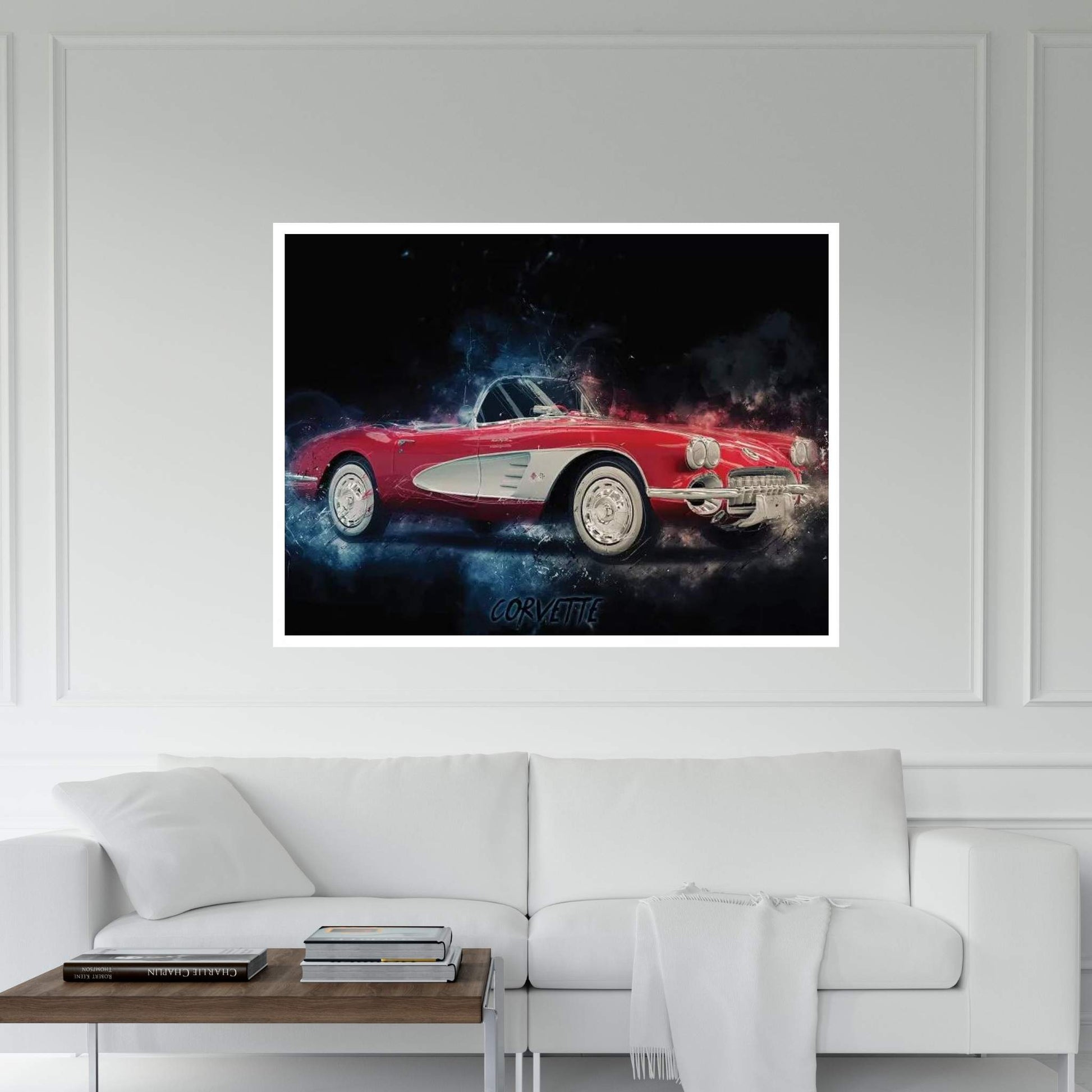 Corvette Canvas Wall Art - Y Canvas