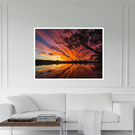 Sunset on the Beach Print on Canvas - Y Canvas