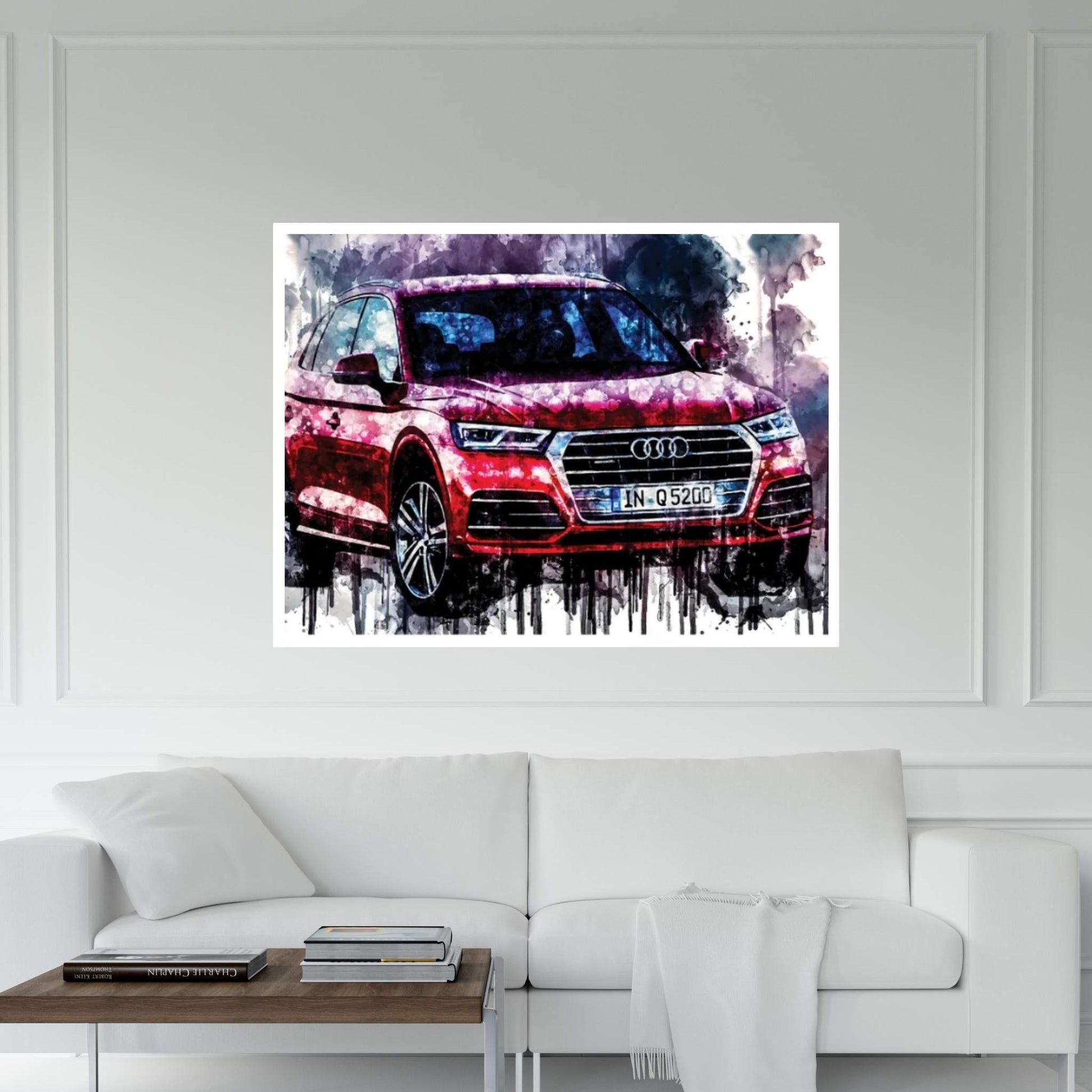 Car 2017 Audi Q5 Canvas Wall Art - Y Canvas