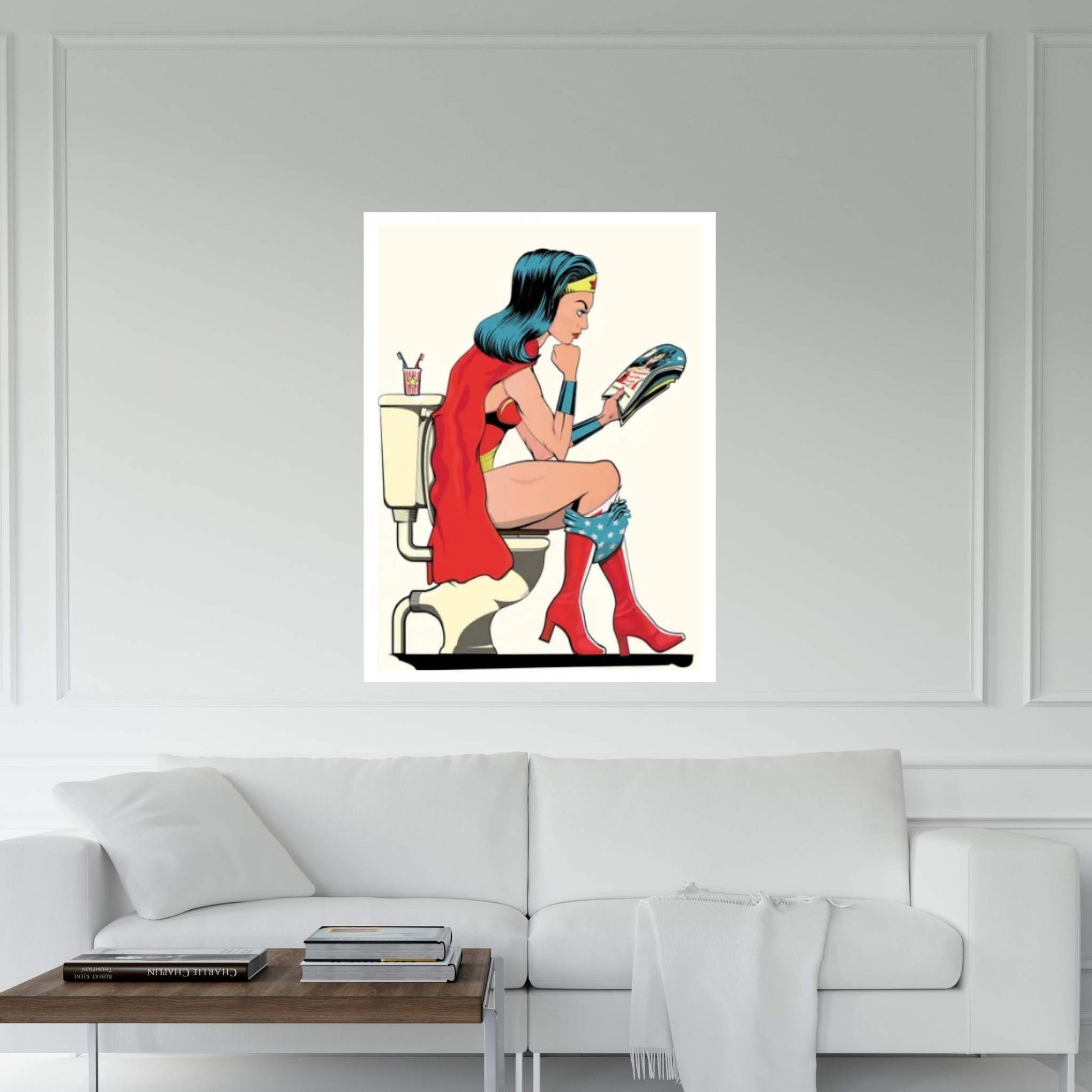 WW Loo Canvas Wall Art - Y Canvas