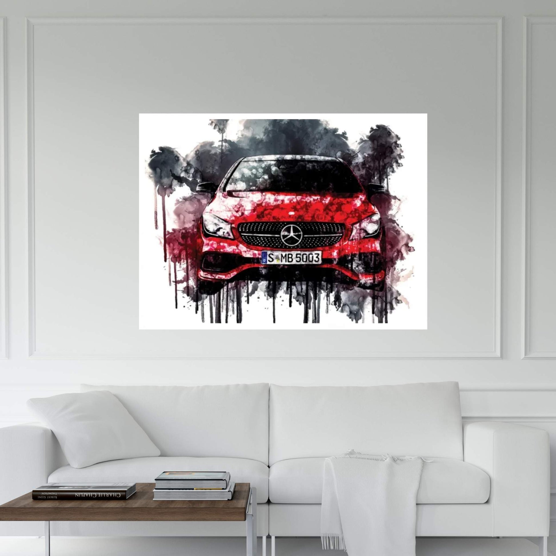 2017 Mercedes Benz CLA Canvas Wall Art - Y Canvas