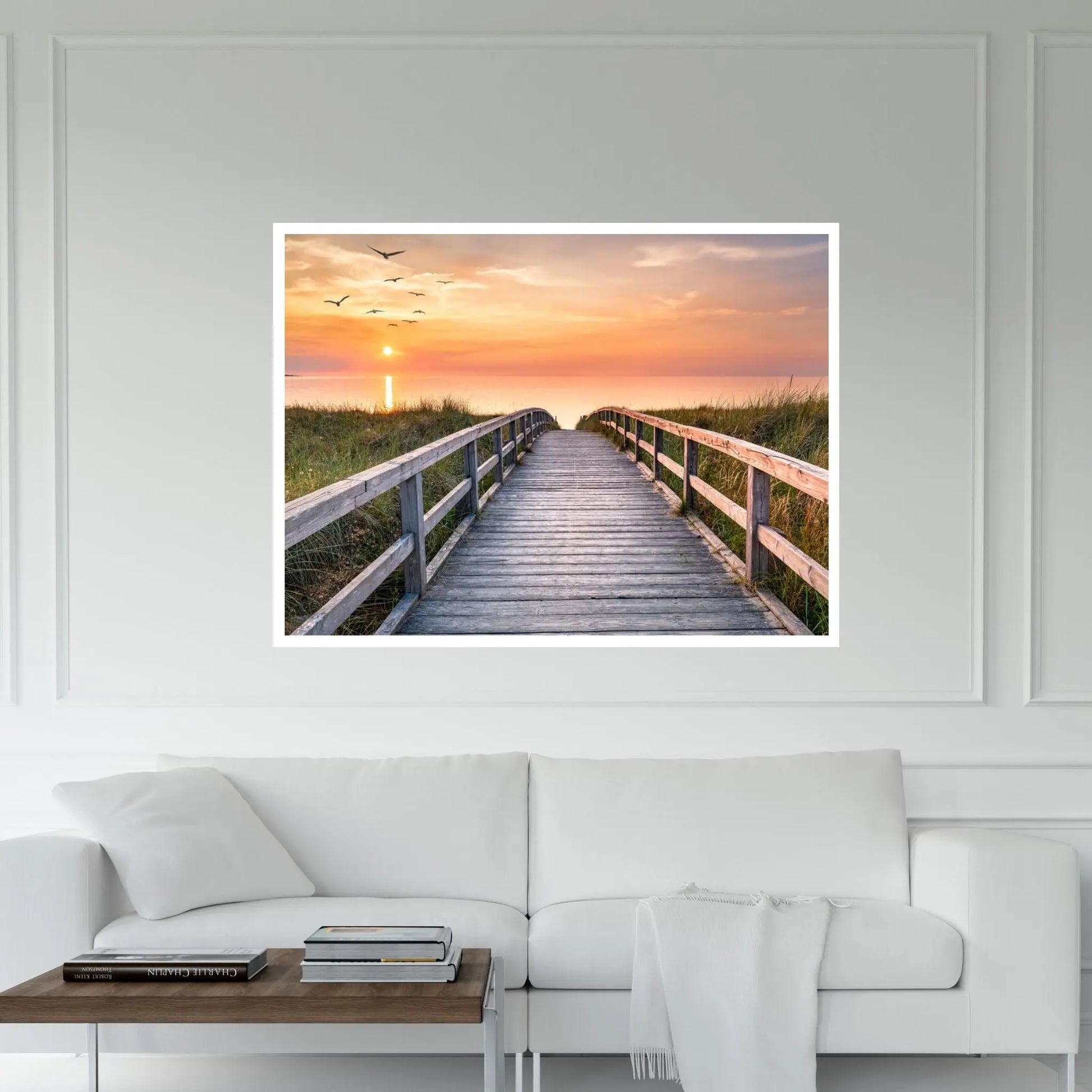 Sunset At The Dune Beach Canvas Wall Art - Y Canvas