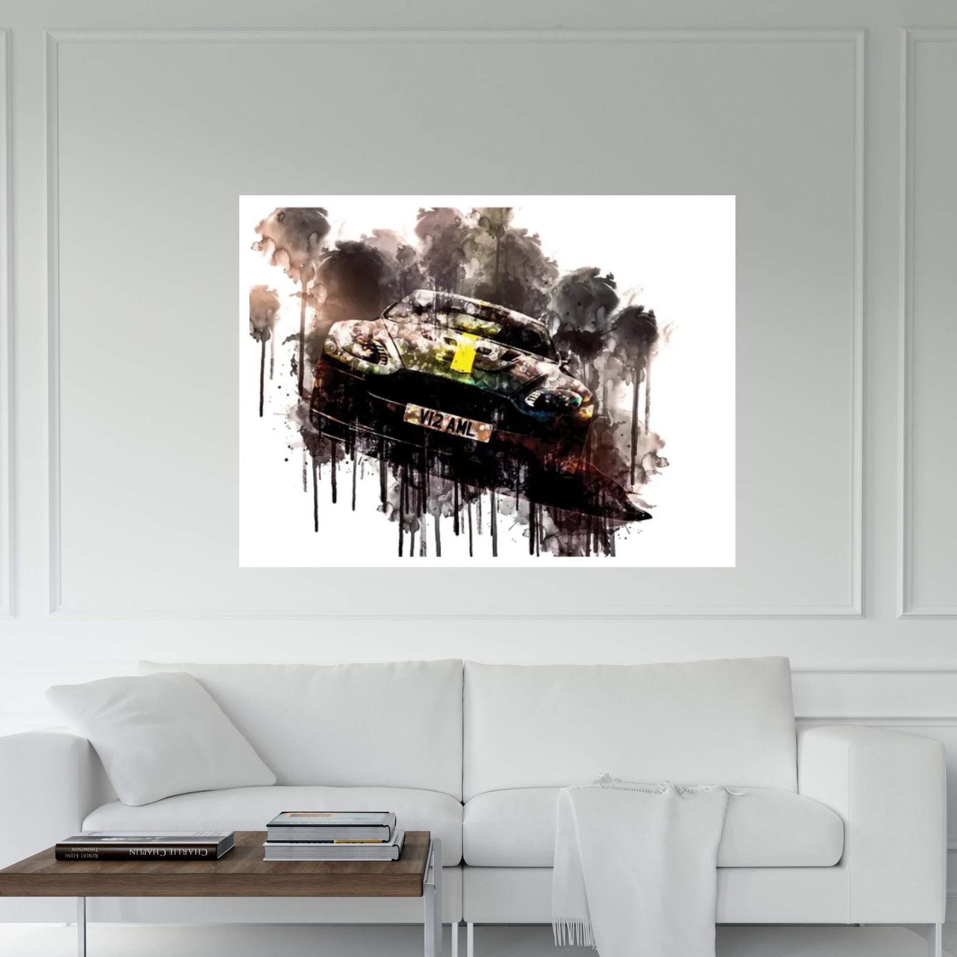 2017 Aston Martin Vantage AMR Canvas Wall Art - Y Canvas