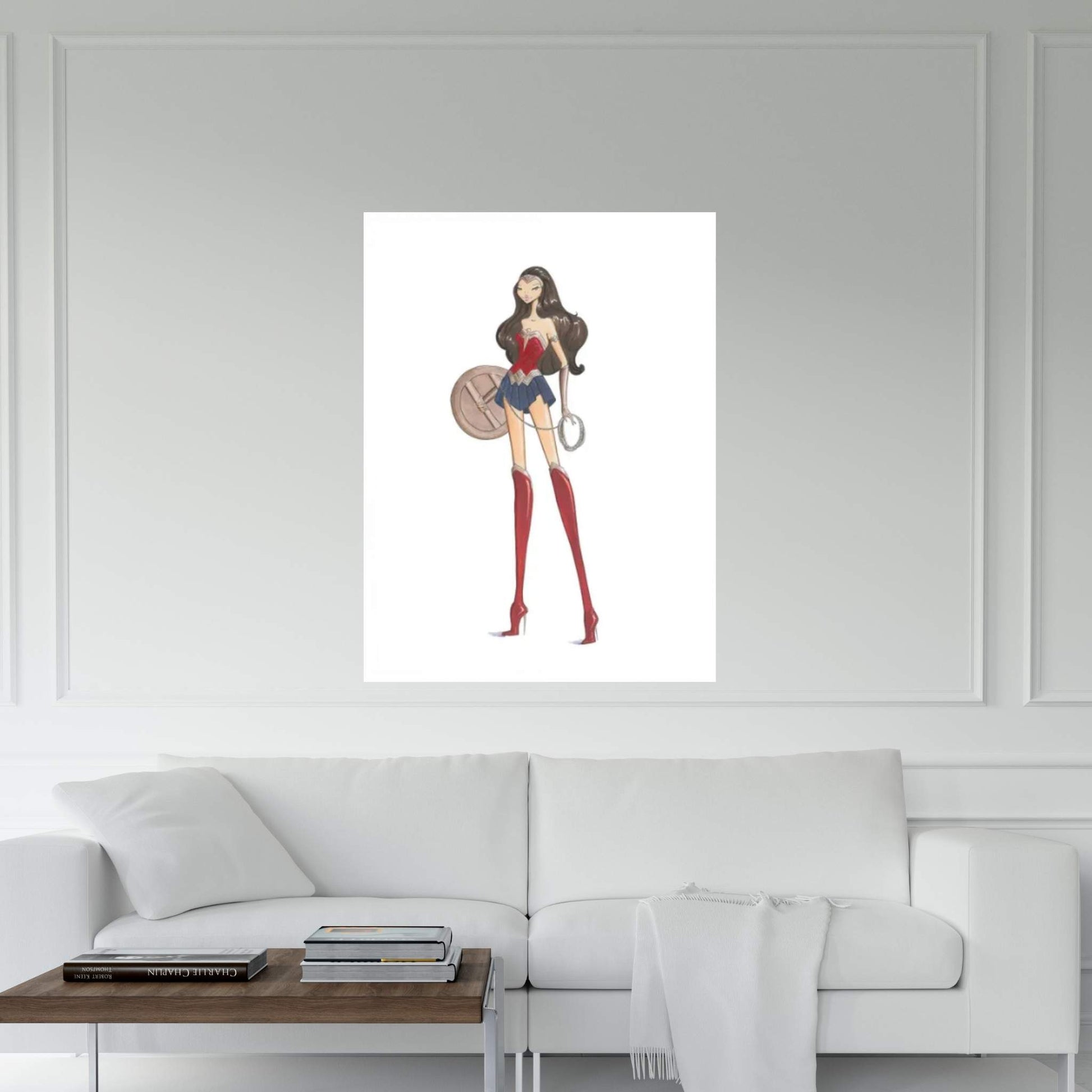 Wonder Woman Canvas Wall Art - Y Canvas