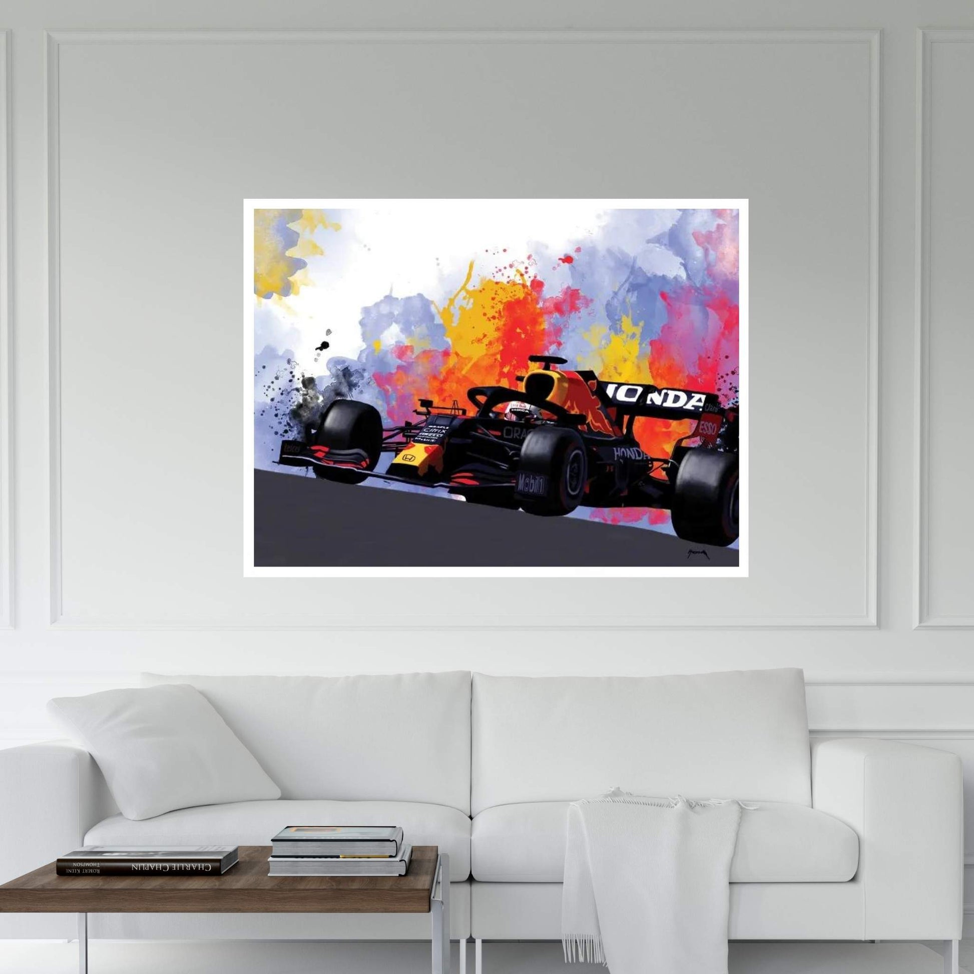 Verstappen's Racecar Canvas Wall Art - Y Canvas