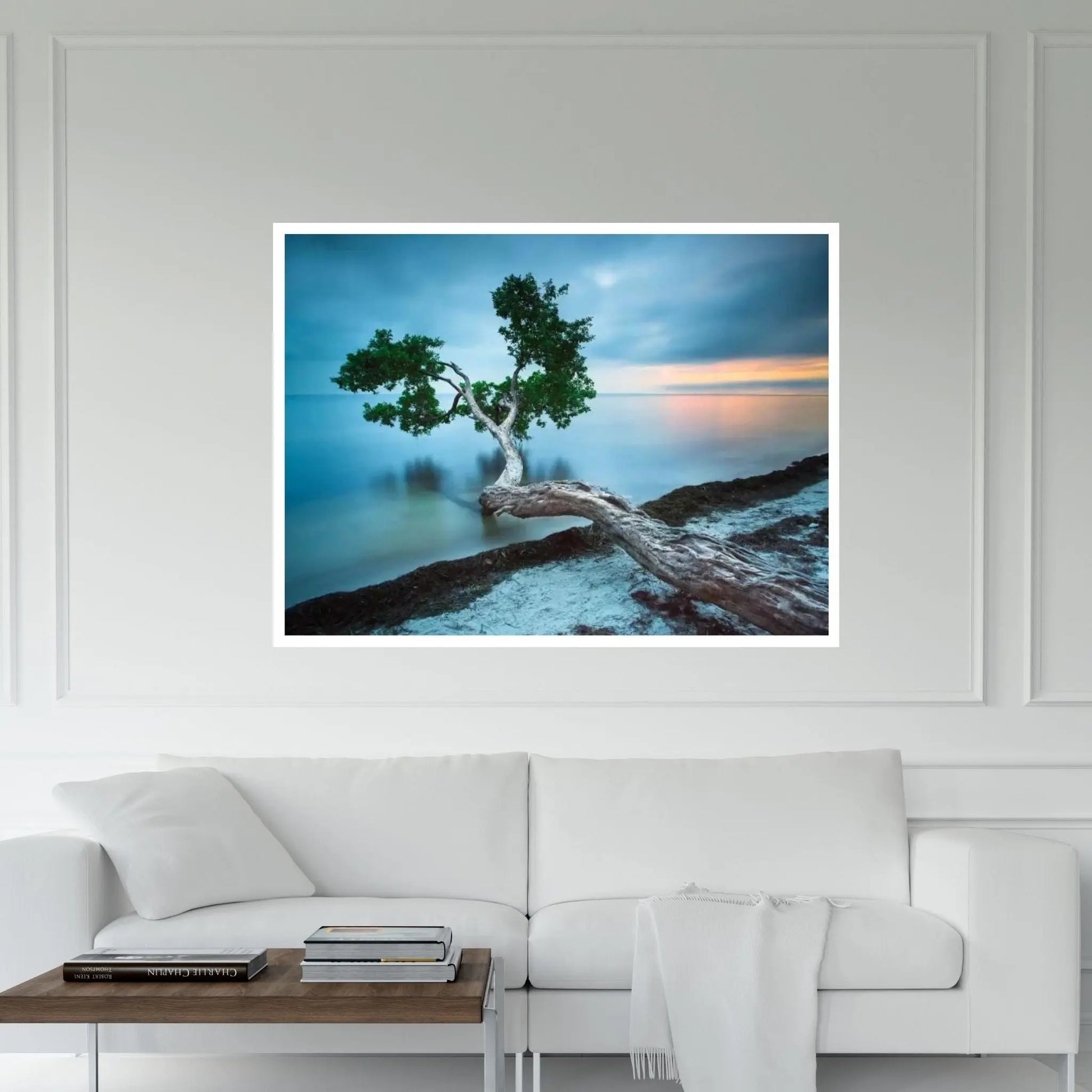 Water Tree 10 Color Canvas Wall Art - Y Canvas