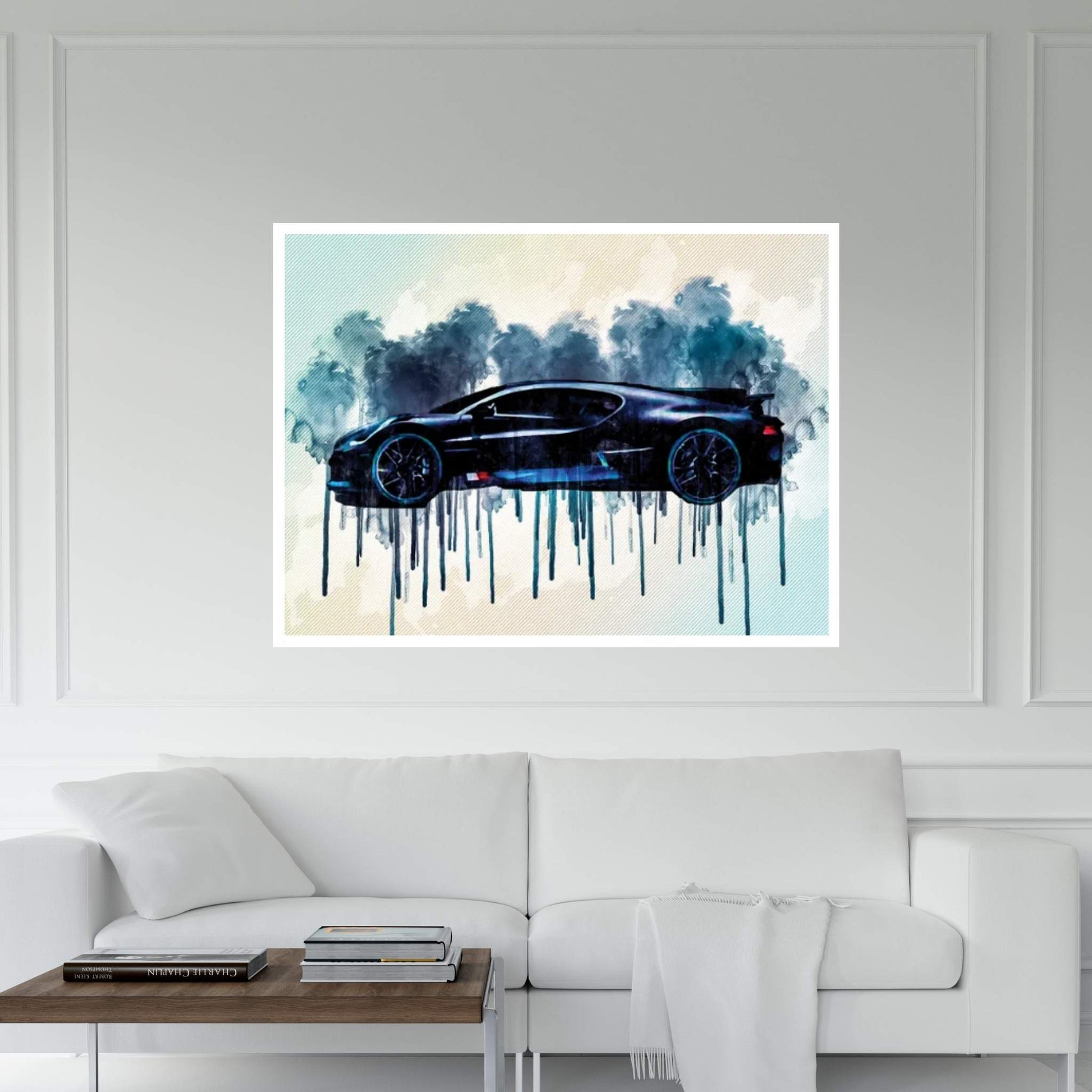 2019 Bugatti Divo Luxury Hypercar Canvas Wall Art - Y Canvas