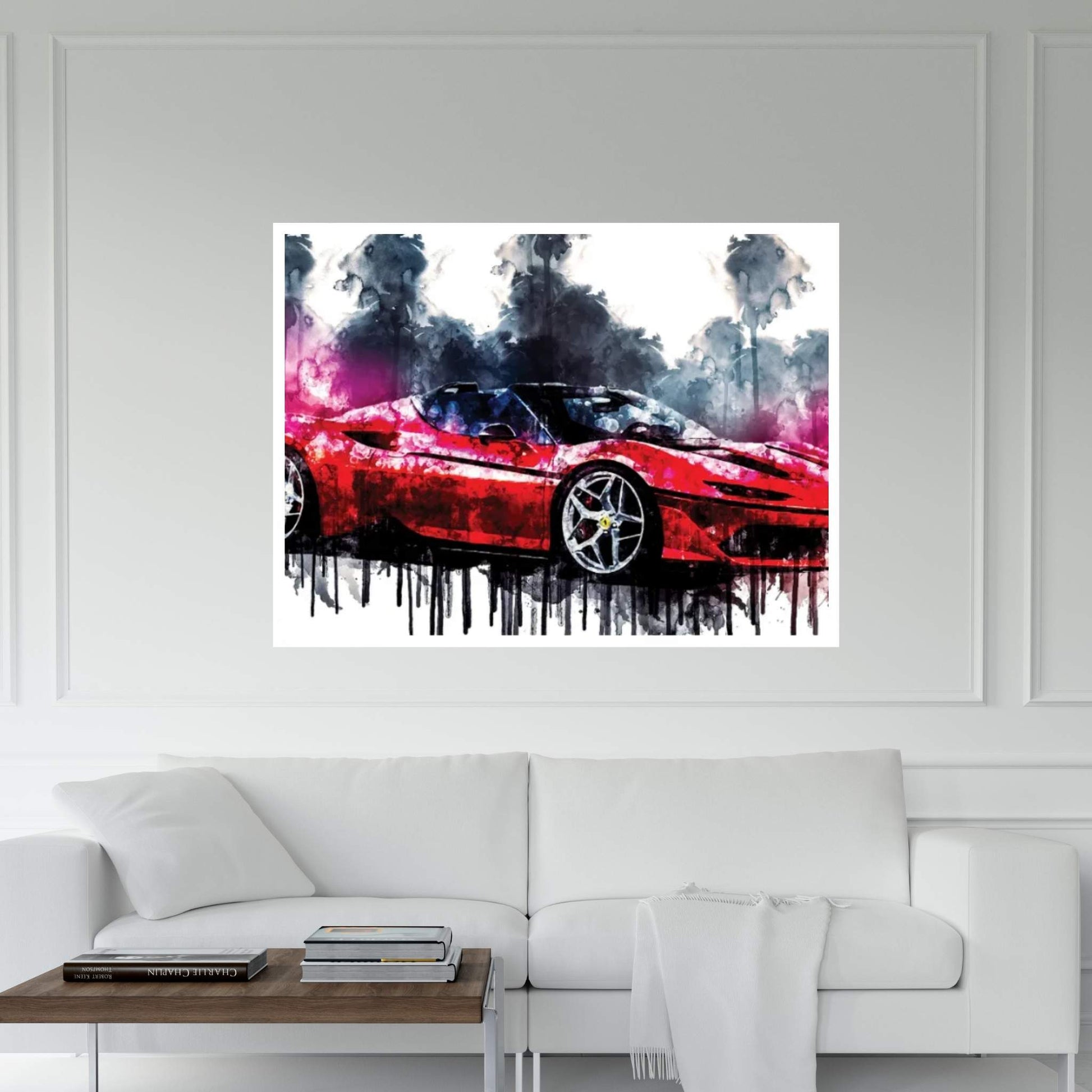 2017 Ferrari J50 Canvas Wall Art - Y Canvas