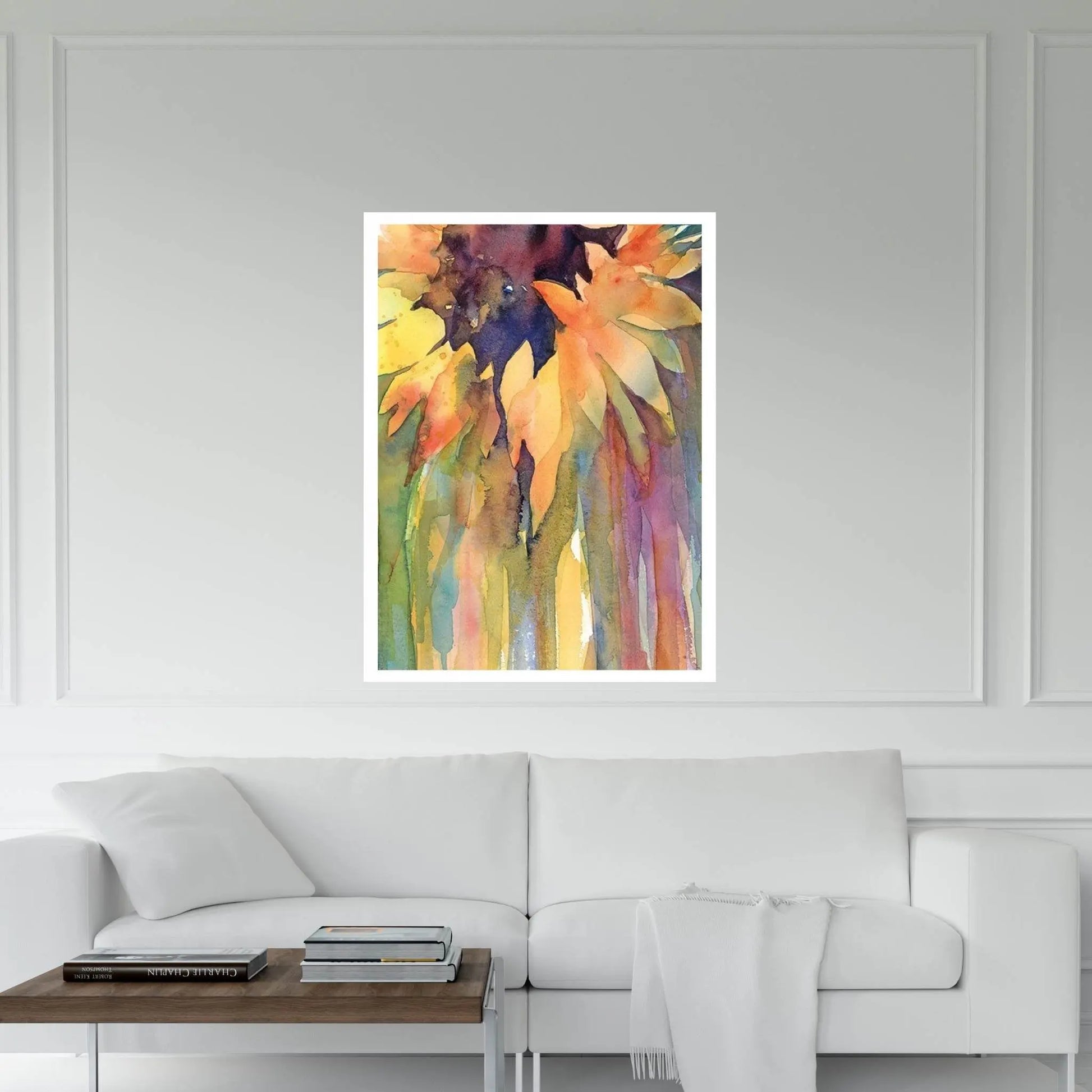 Rays Of Sun Canvas Wall Art - Y Canvas