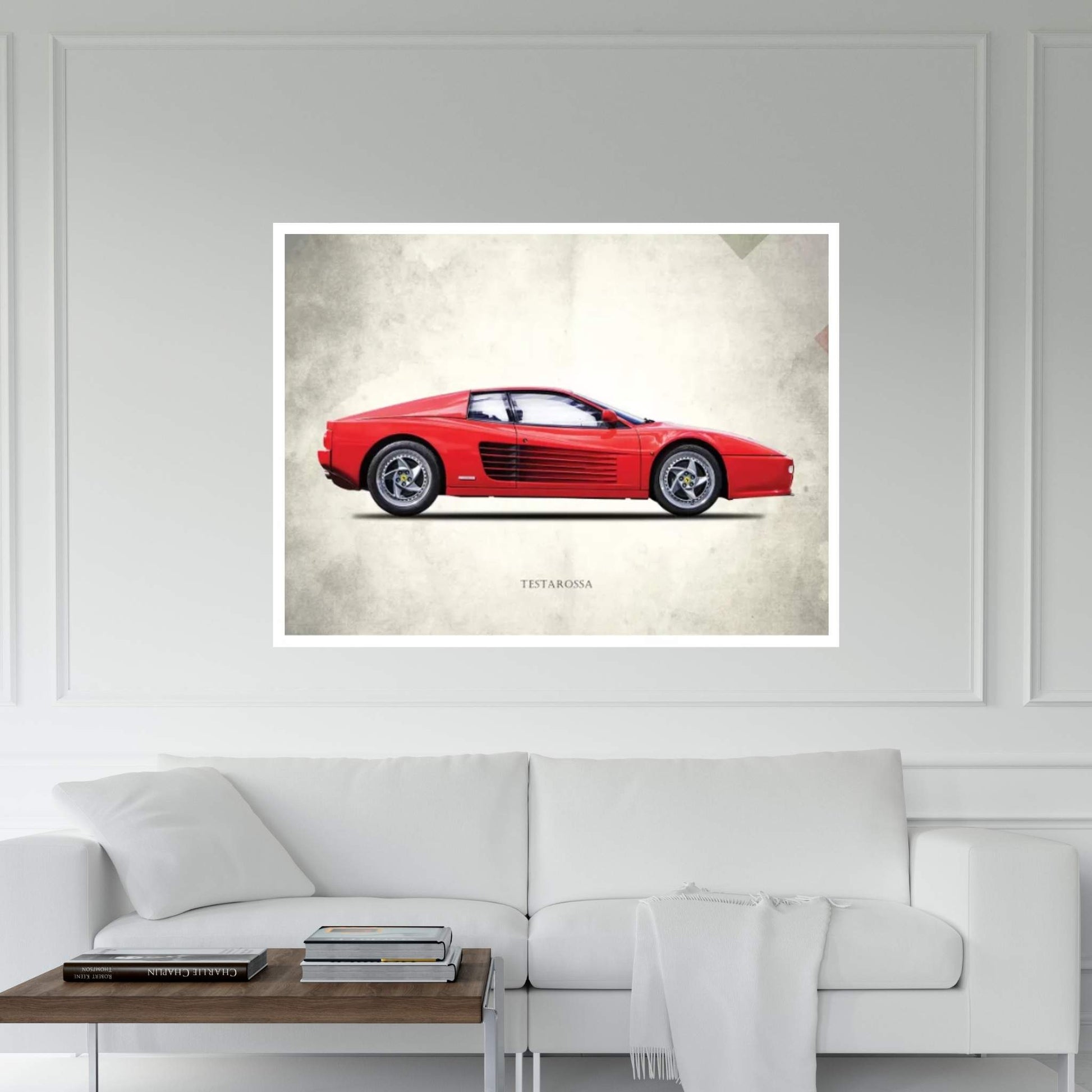 1996 Ferrari Testarossa Canvas Wall Art - Y Canvas