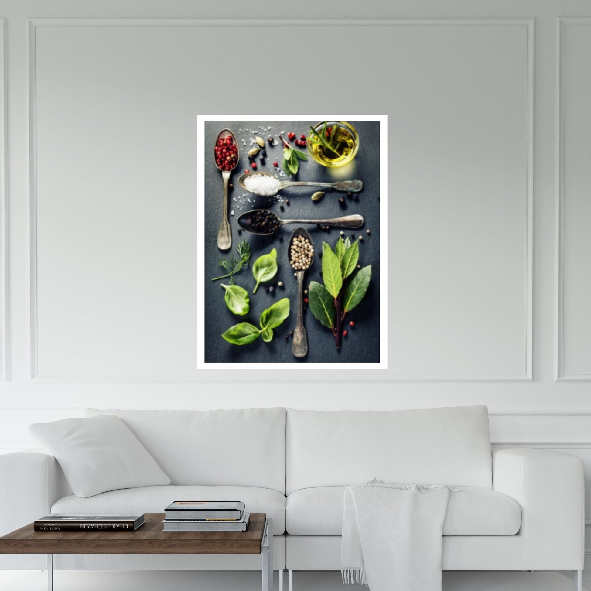 Large Wall Art, Herbs And Spices, Contemporary Canvas Print - Y Canvas