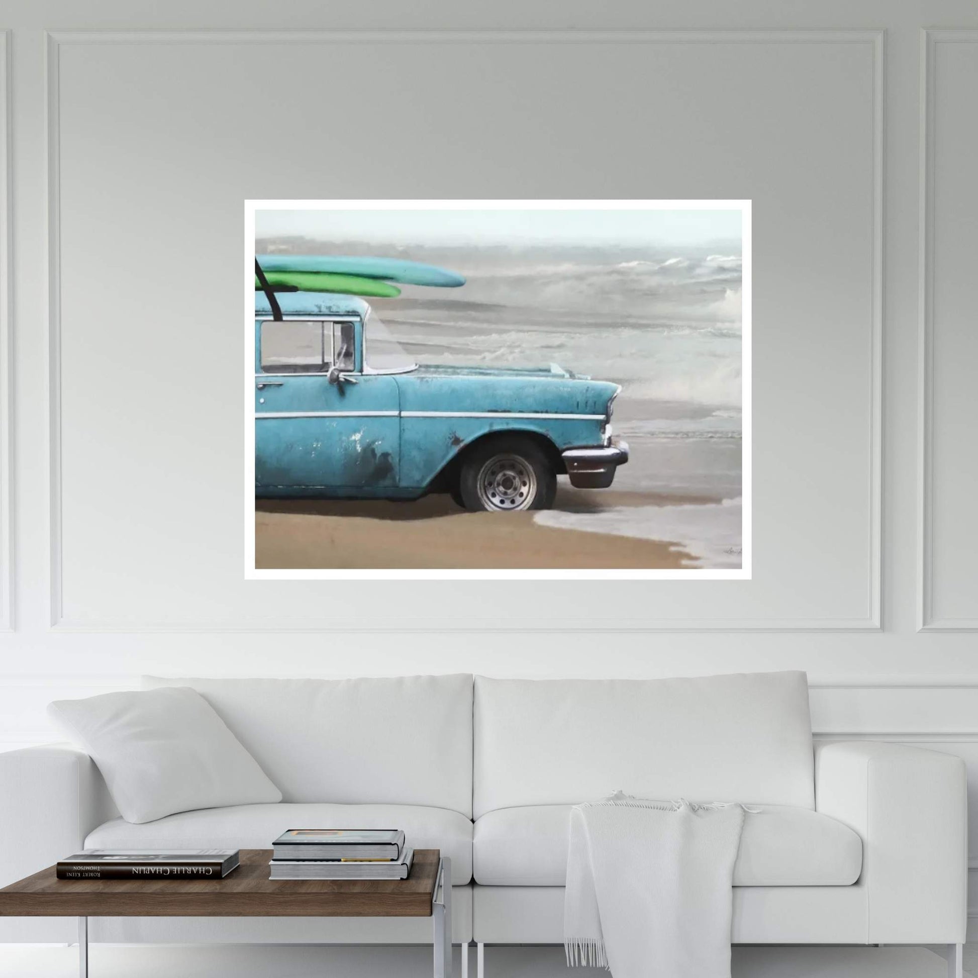 My Wave Is Waiting Canvas Wall Art - Y Canvas