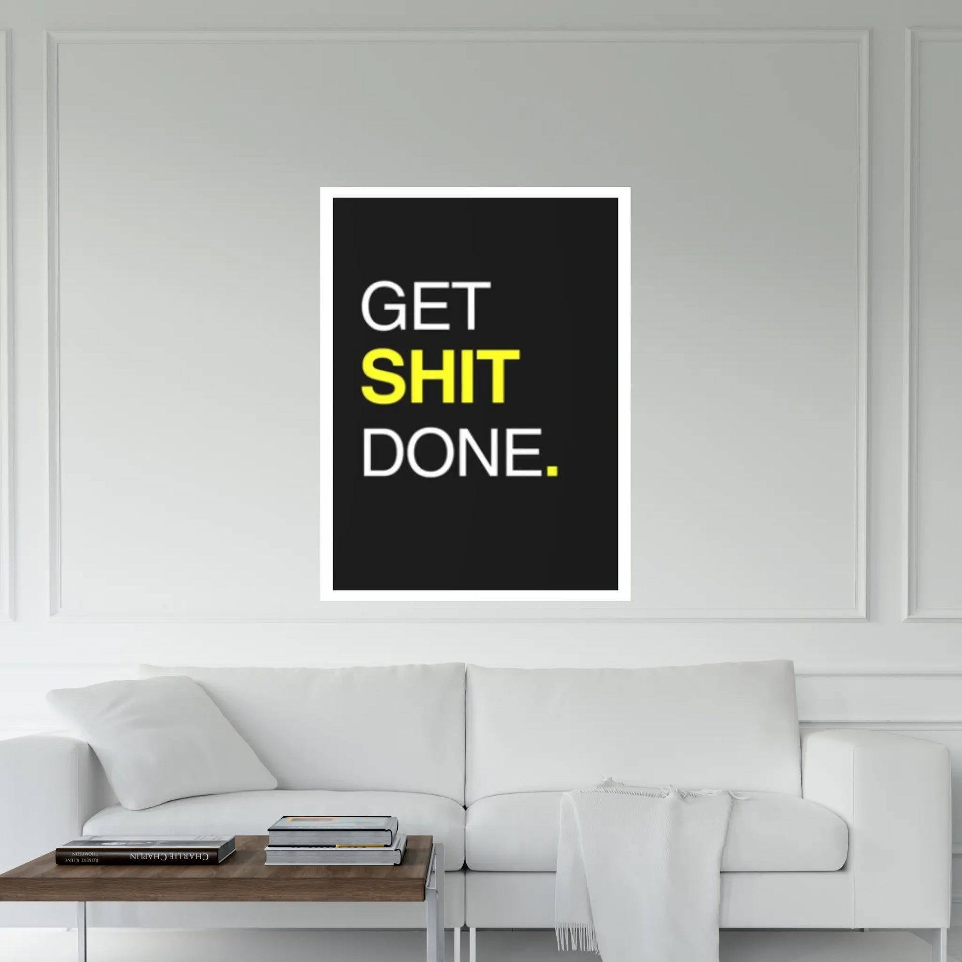 Motivational Phrases Poster Office Canvas Wall Art Decor Inspiring Words Wall Art No Pain No Gain Prints Canvas Painting Home Decor - Y Canvas