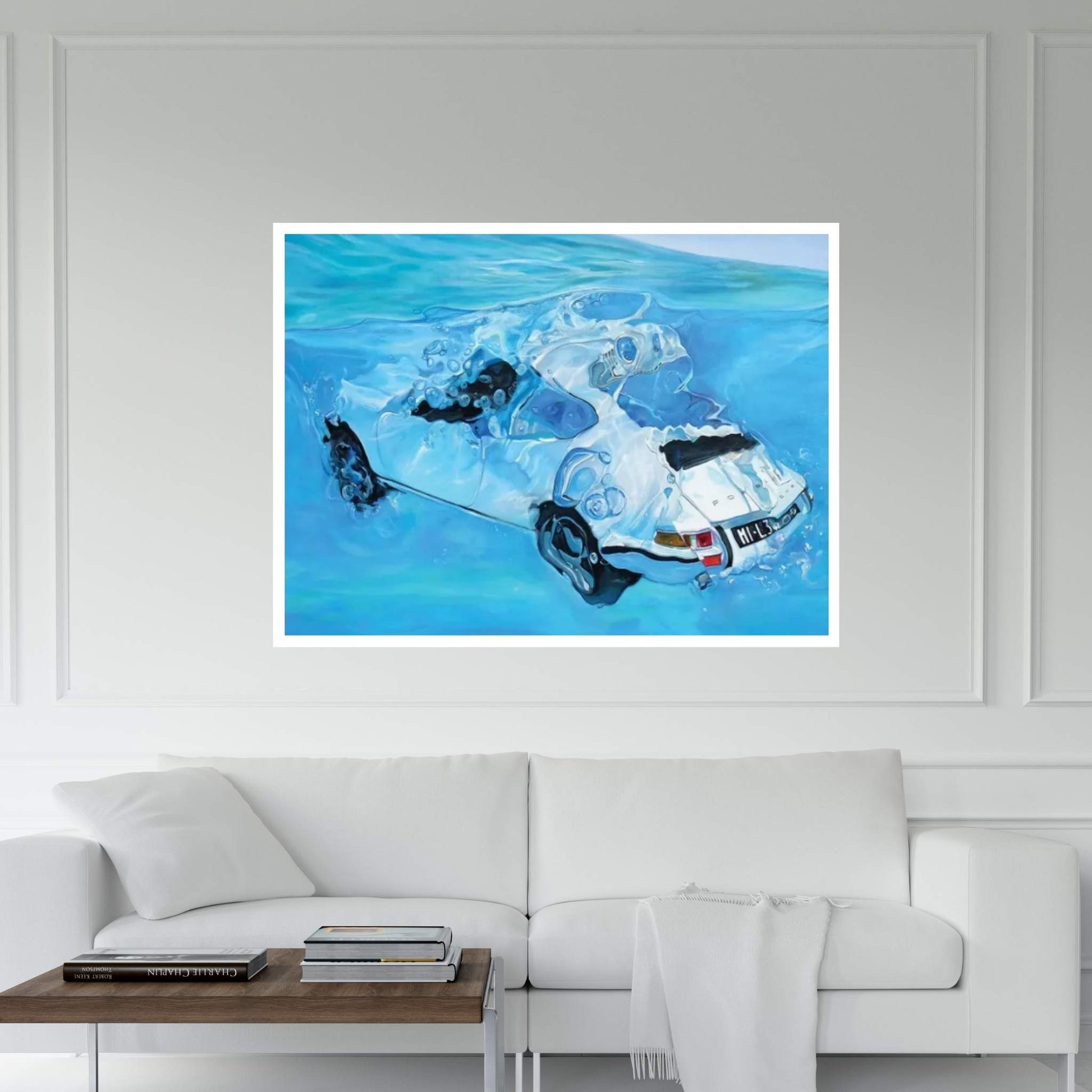 White Dream Canvas Wall Art - Y Canvas