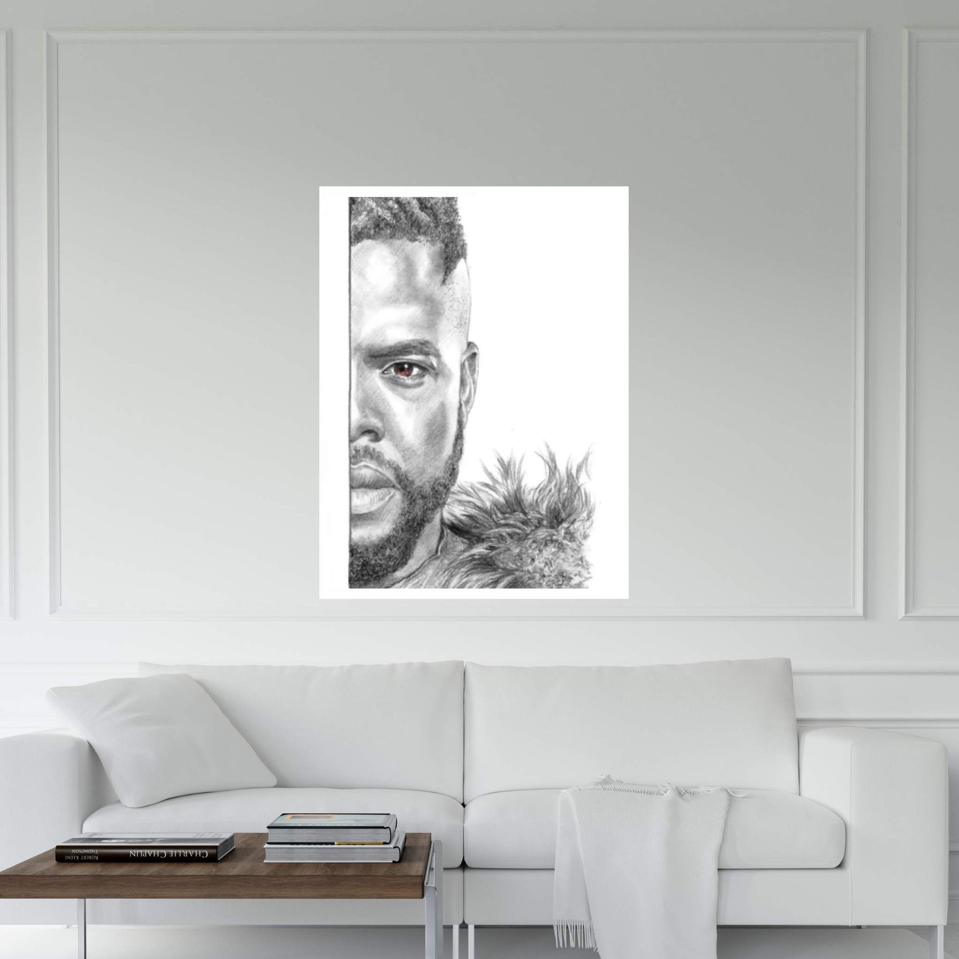 M'Baku Canvas Wall Art - Y Canvas