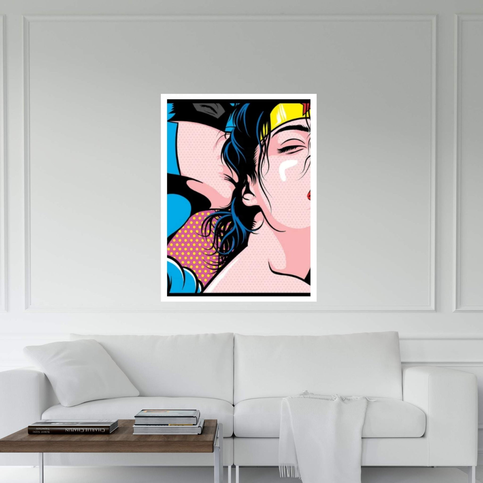 Heroes Love V Canvas Wall Art - Y Canvas