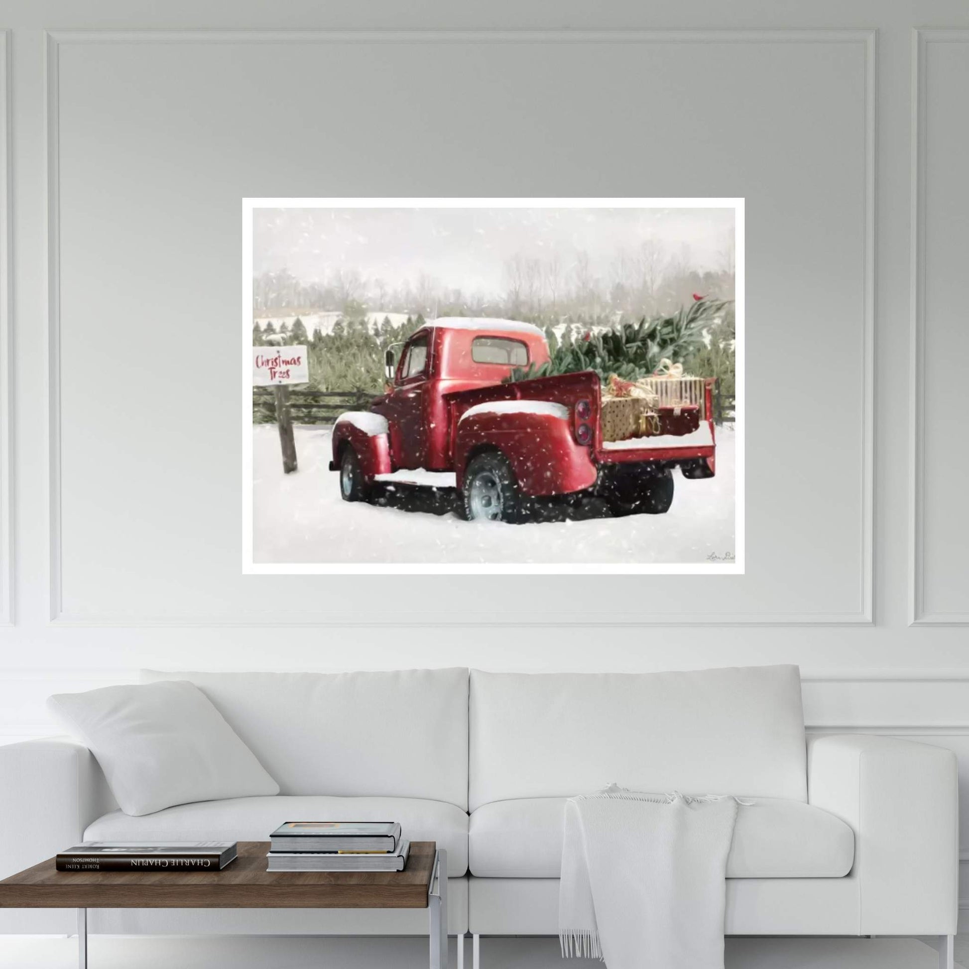 Winter Stop Canvas Wall Art - Y Canvas