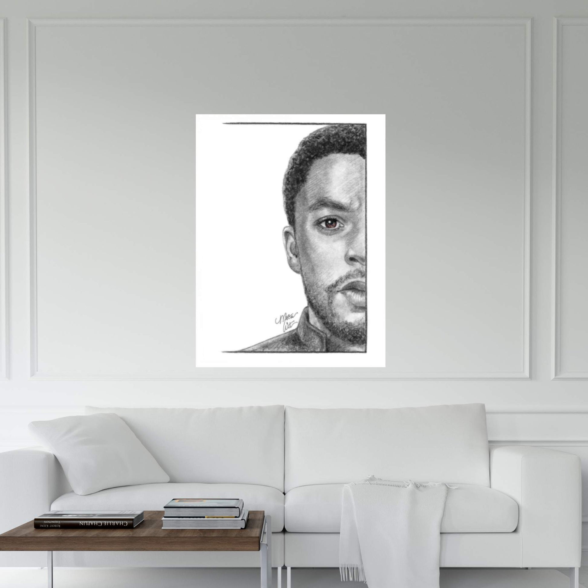 T'Challa Canvas Wall Art - Y Canvas