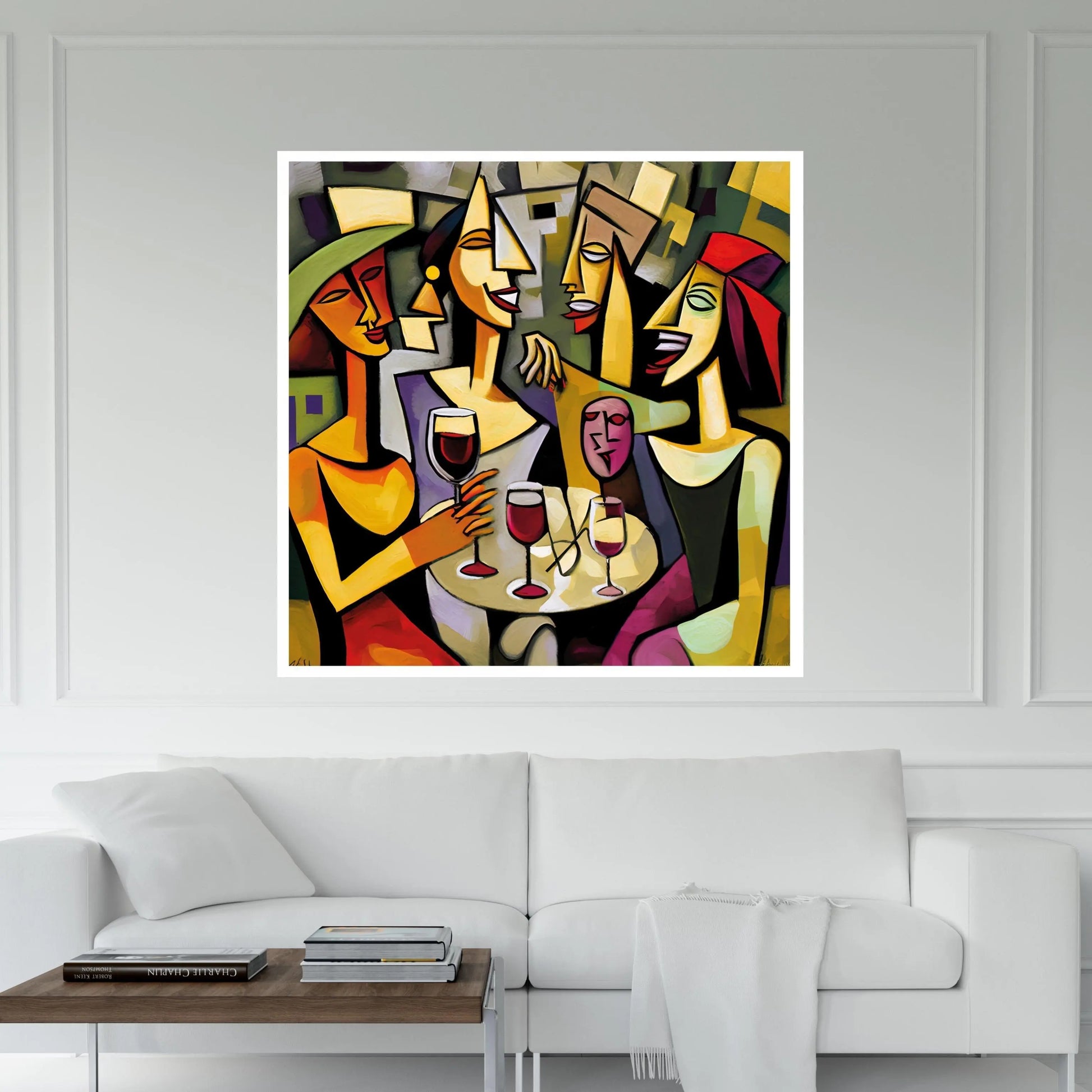 Picasso Style Printing Wall Art ,Canvas Modern Wall Art - Y Canvas