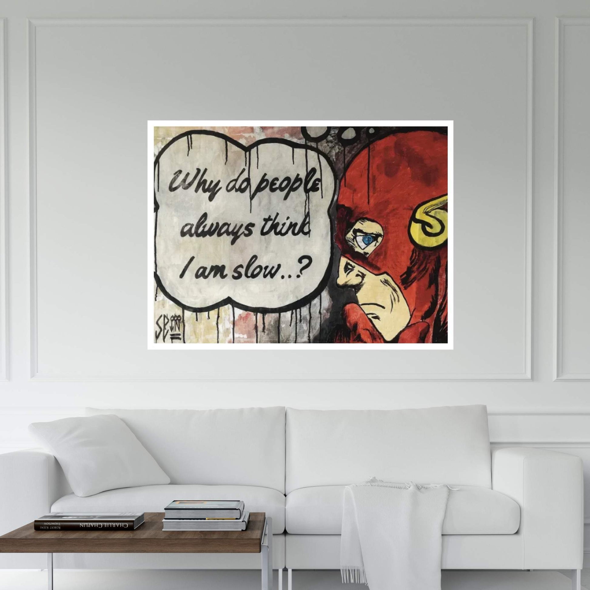 The Fastest Man On Earth Canvas Wall Art - Y Canvas