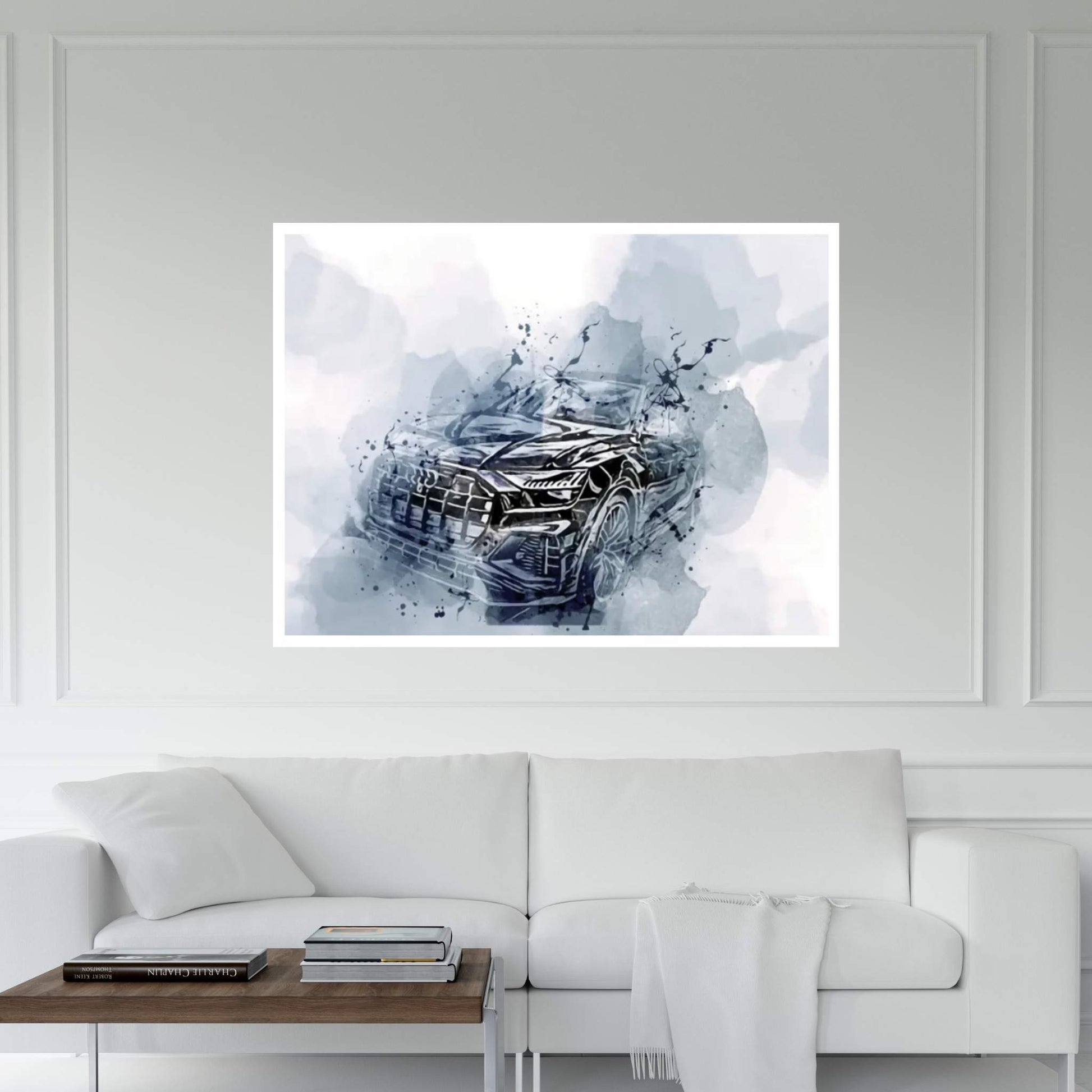 2022 Audi Sq8 Abt Exterior Canvas Wall Art - Y Canvas