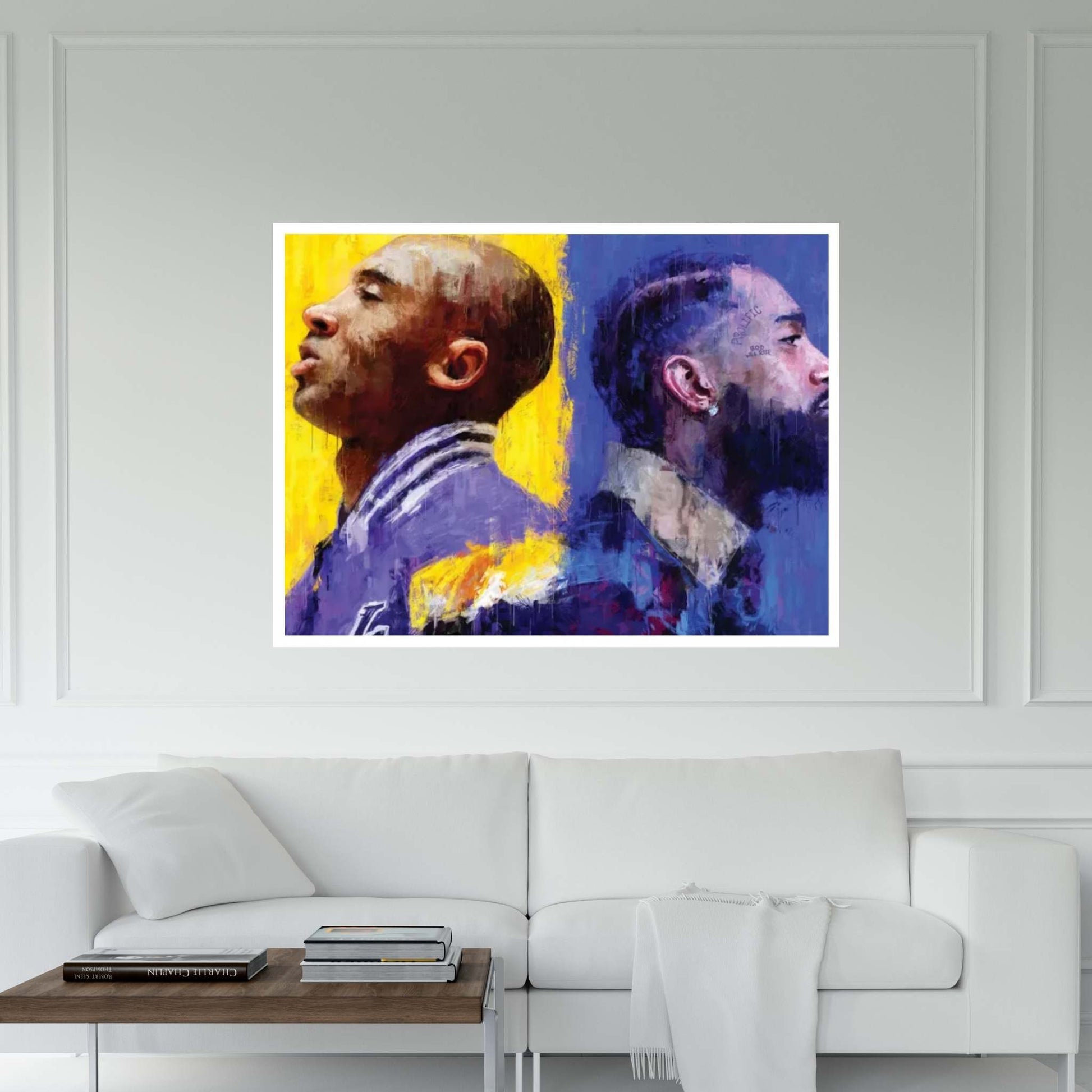 West Coast Legends Canvas Wall Art - Y Canvas