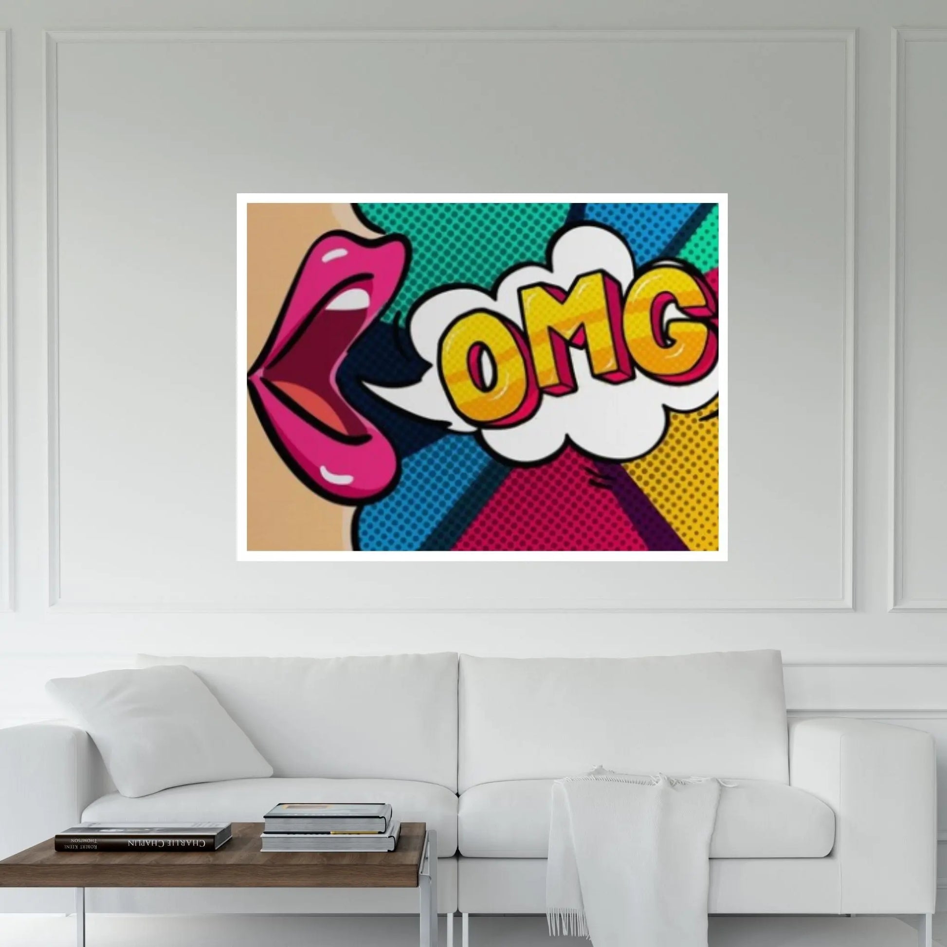 Pop Art Woman Wall Art, Comic Pop Art, Retro Comic - Y Canvas