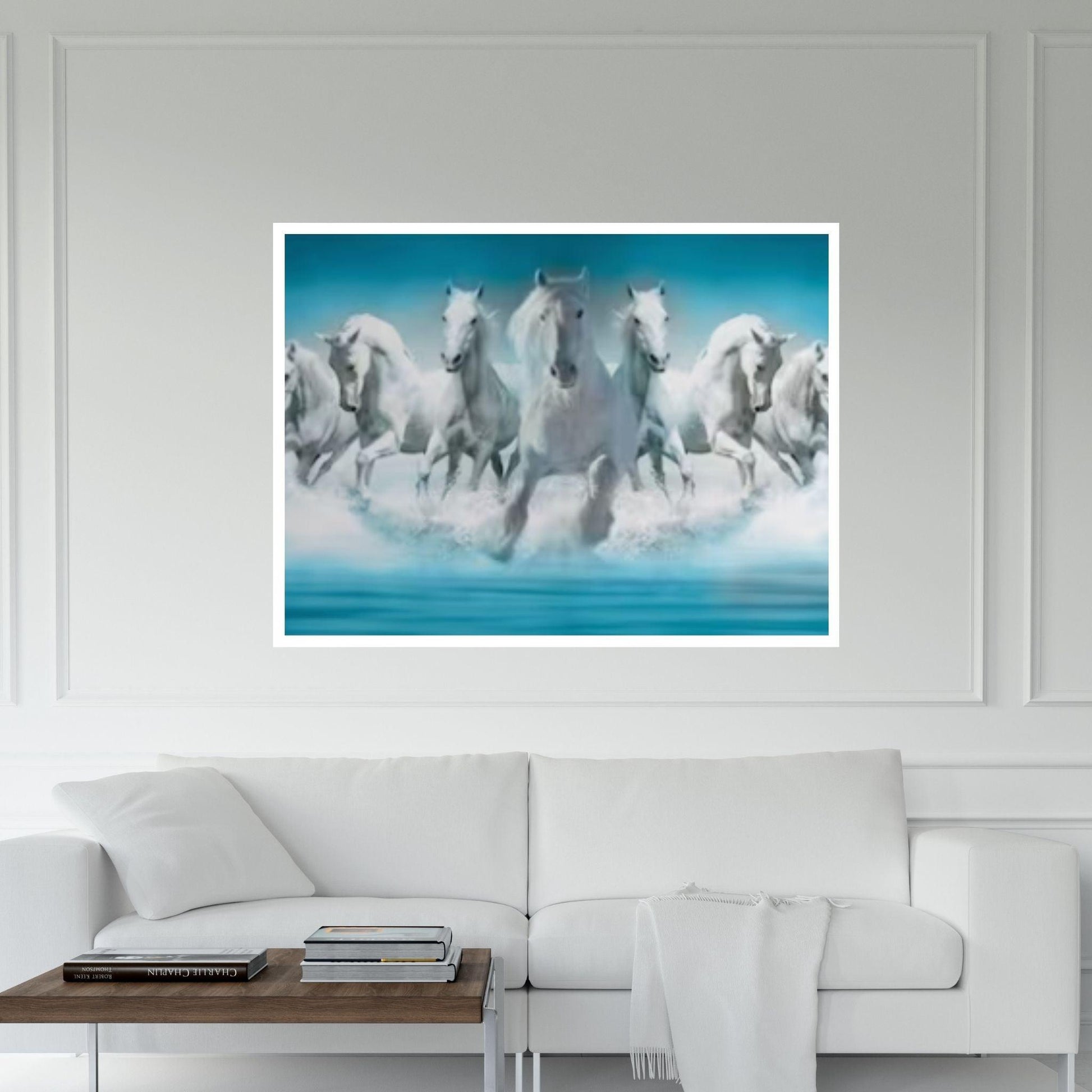 Horse Painting Large Canvas Art, Horse Decor Horse Oil Painting Poster Wall Art - Y Canvas