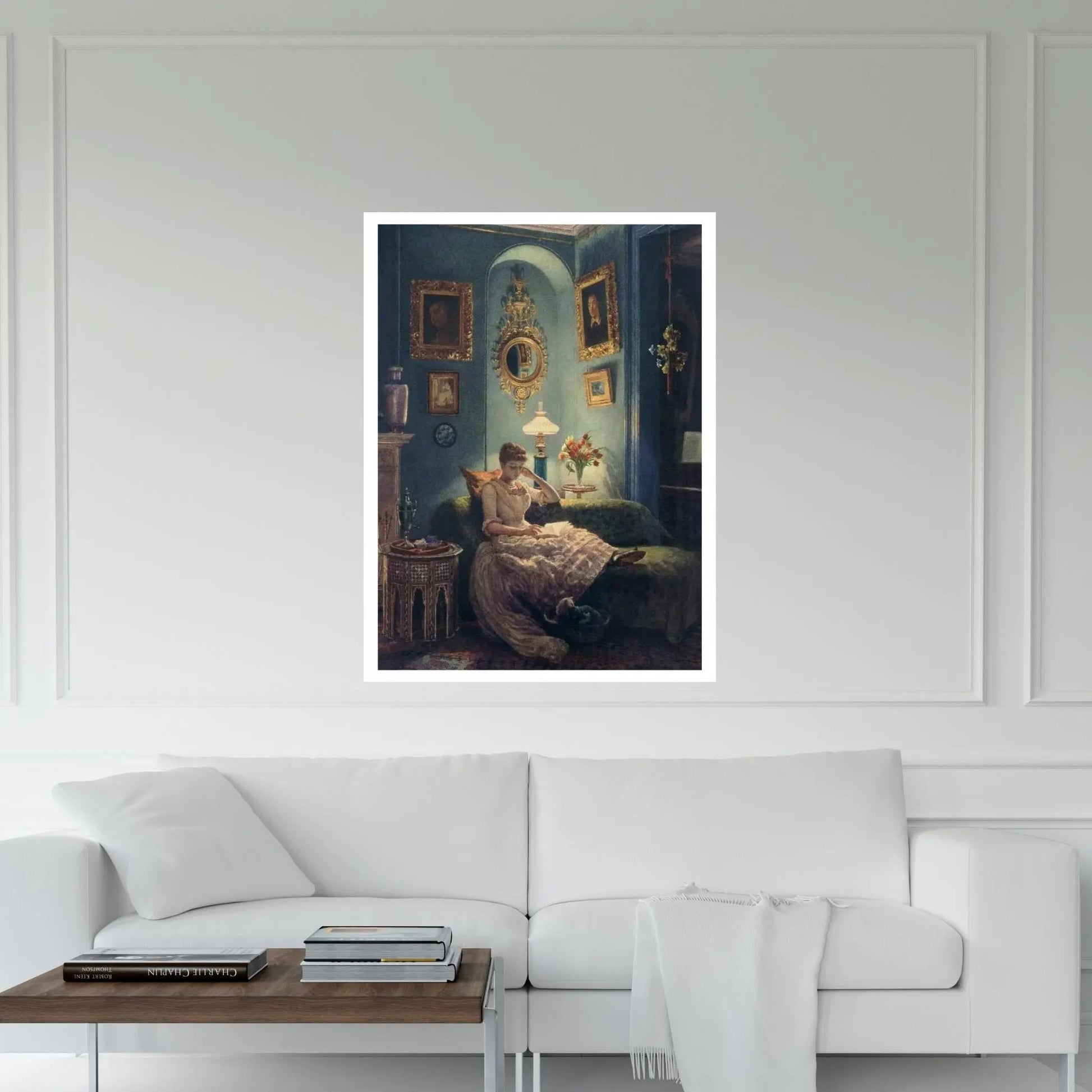 An Evening at Home, 1888 Canvas Wall Art - Y Canvas