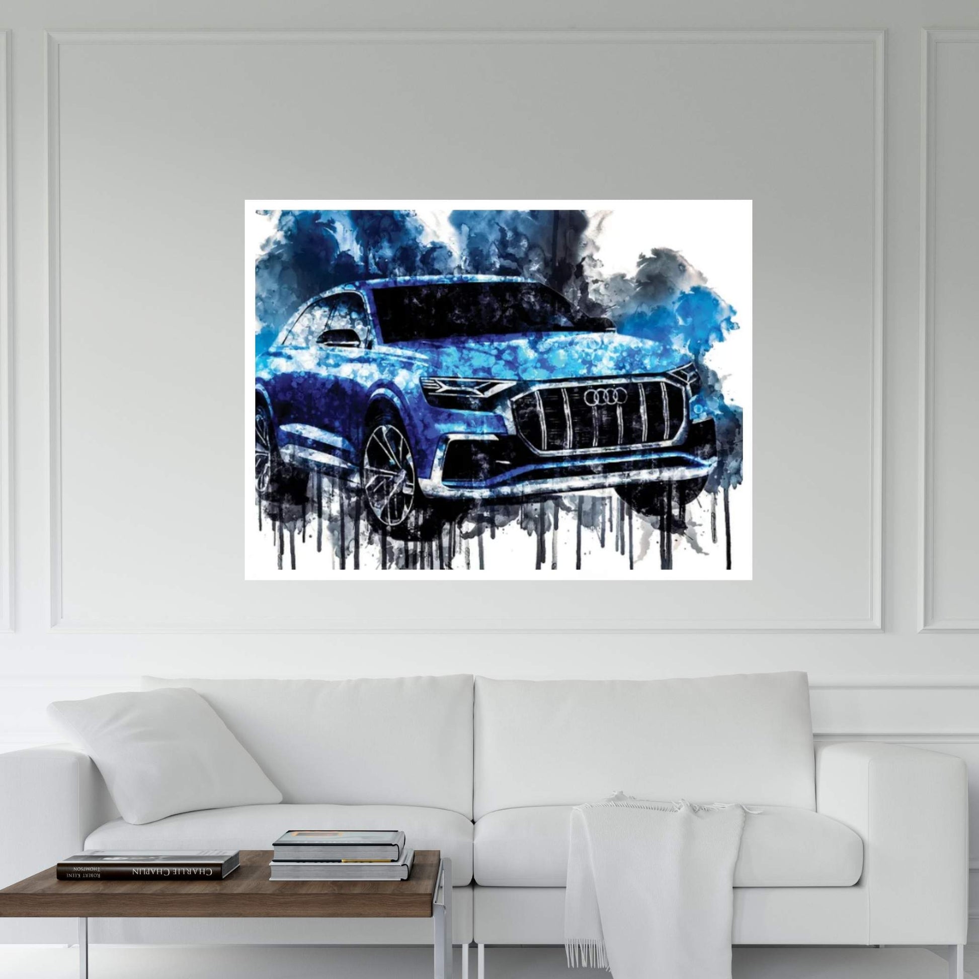 2018 Audi Q8 Concept Canvas Wall Art - Y Canvas