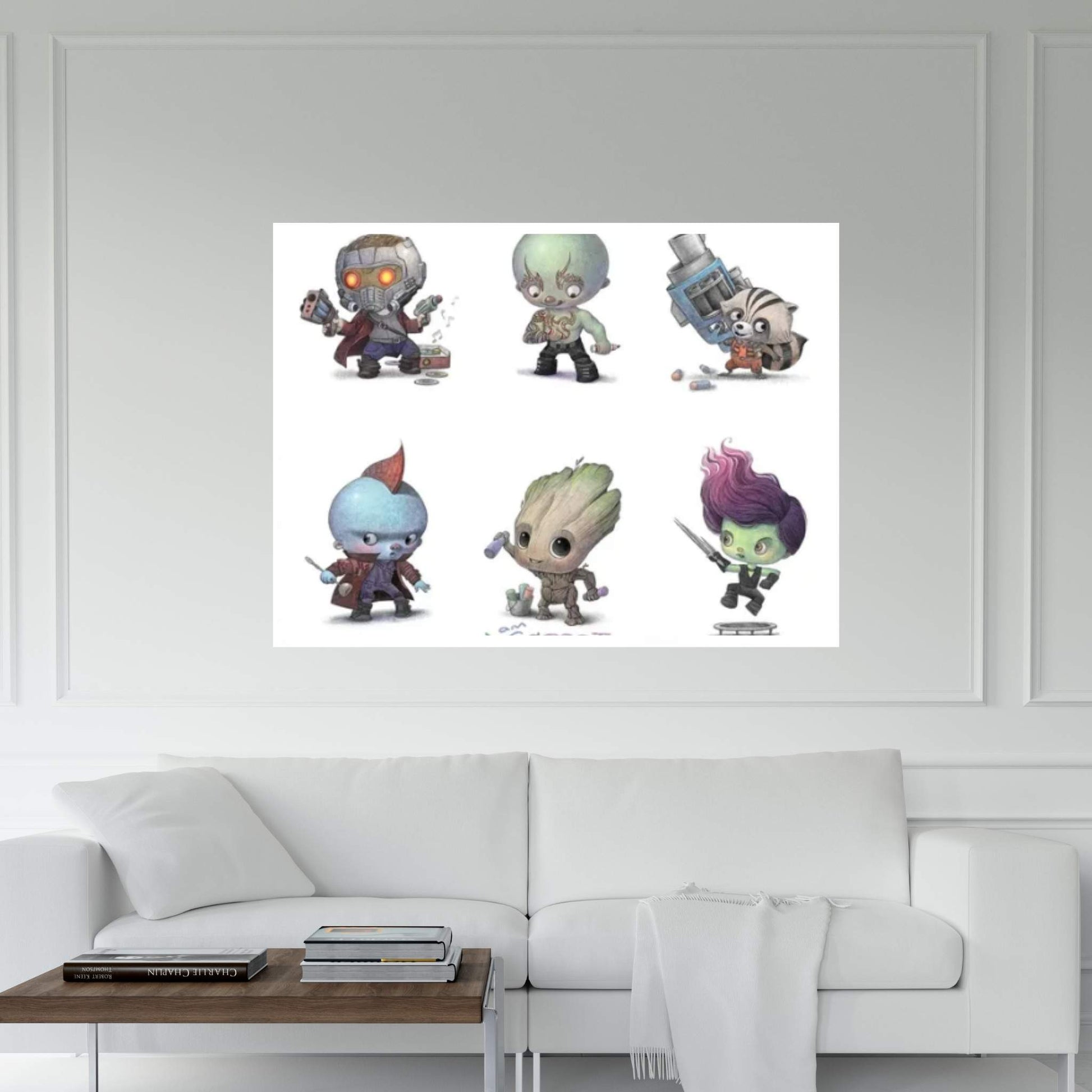 Character Families Canvas Wall Art - Y Canvas