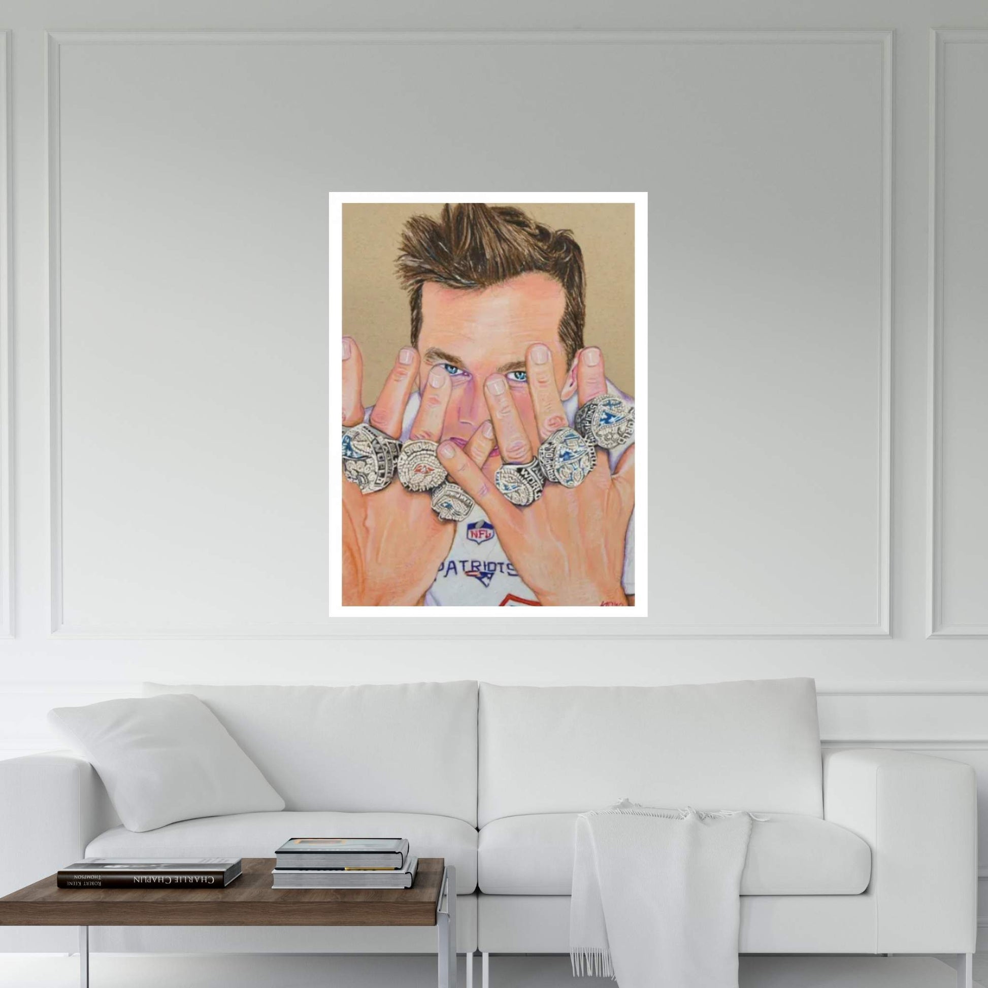 Tom Brady Canvas Wall Art - Y Canvas