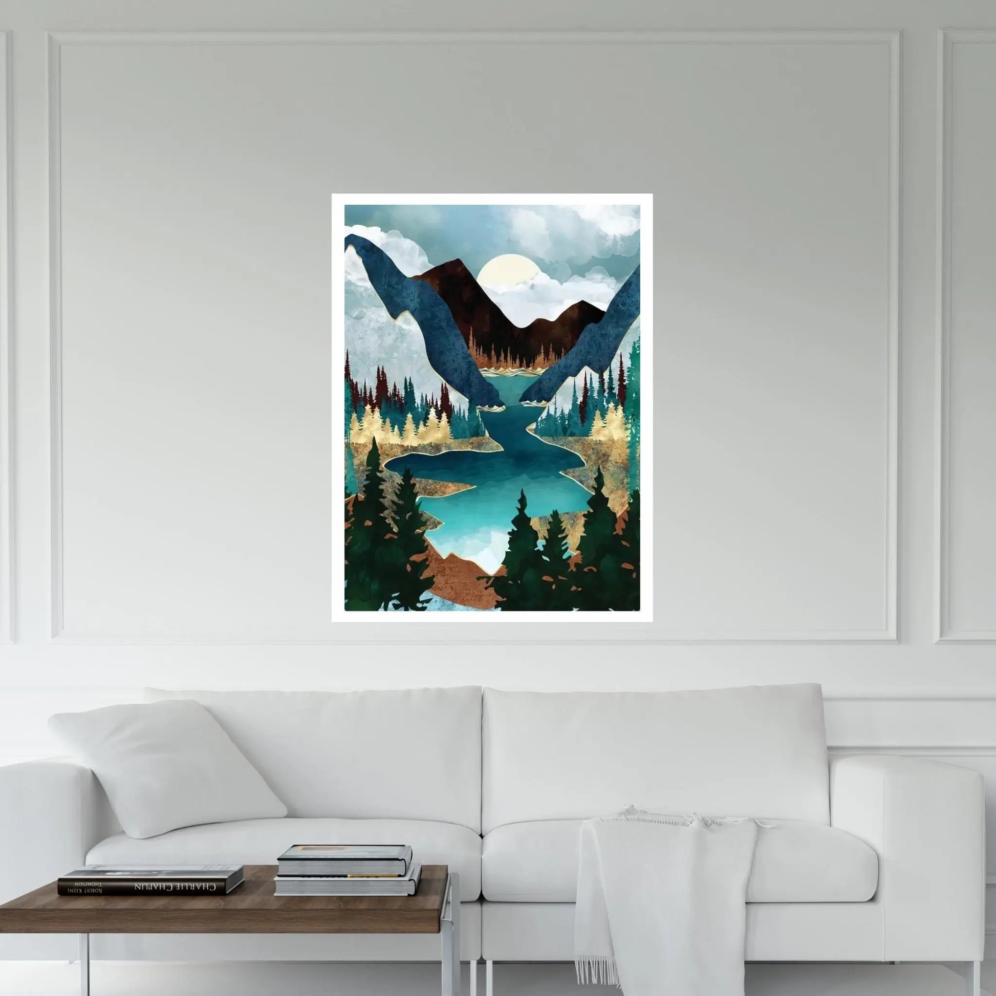 River Vista Canvas Wall Art - Y Canvas